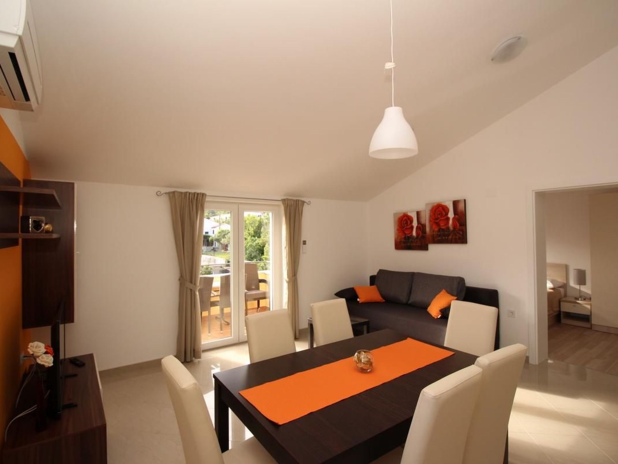 Wohnung in Baška mit Eigenem Balkon-Drinnen