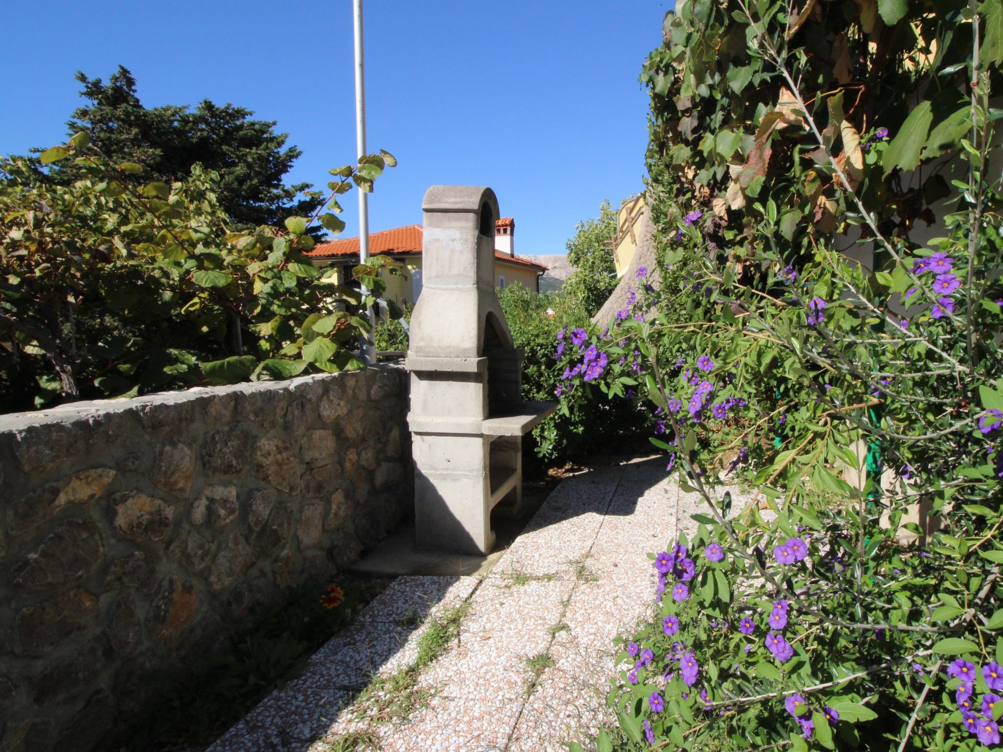 Charmante Wohnung in Baška mit Eigener Terrasse-Binnen