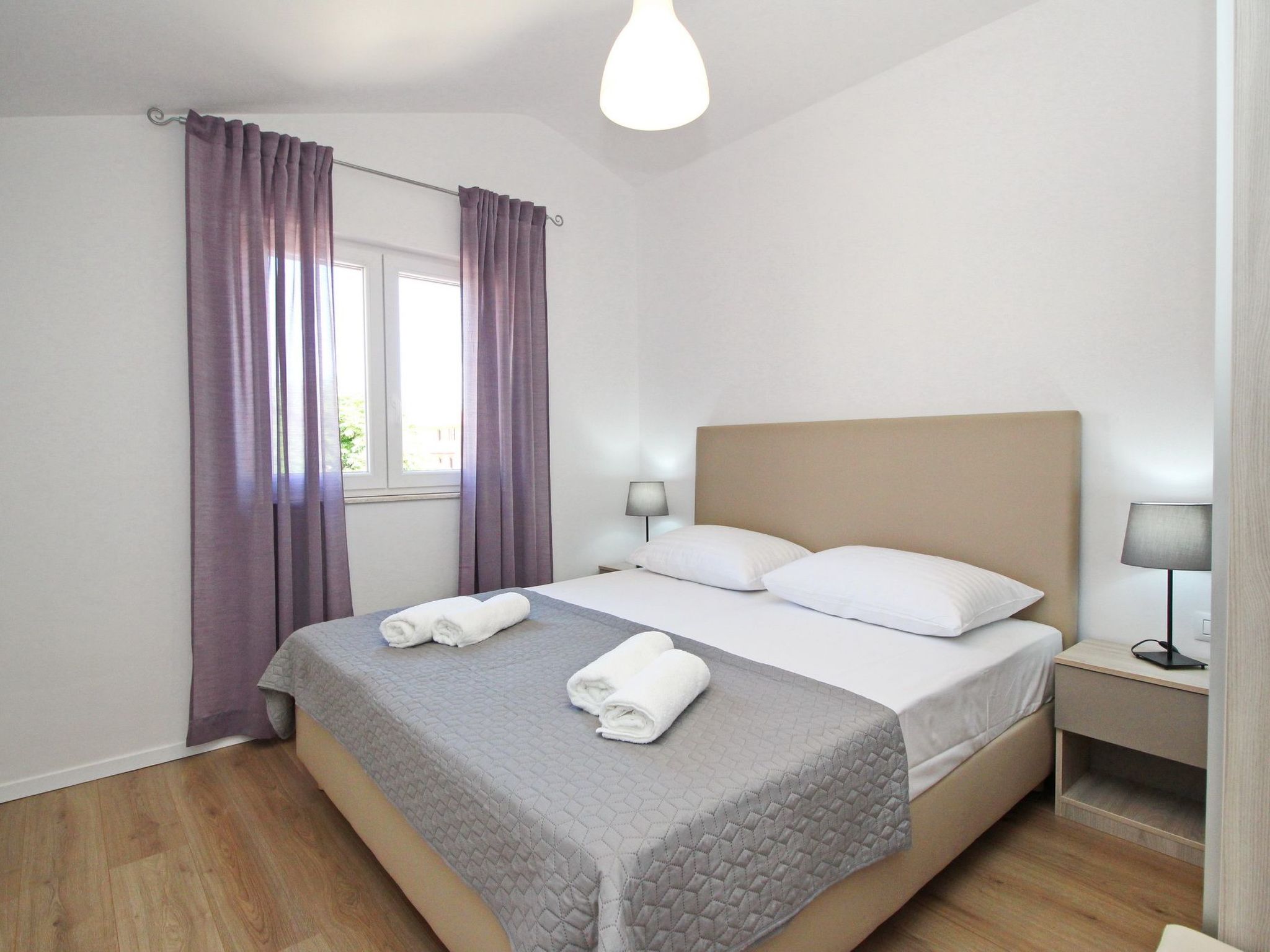 Charmantes Appartement in Baška mit Eigenem Balkon-Binnen