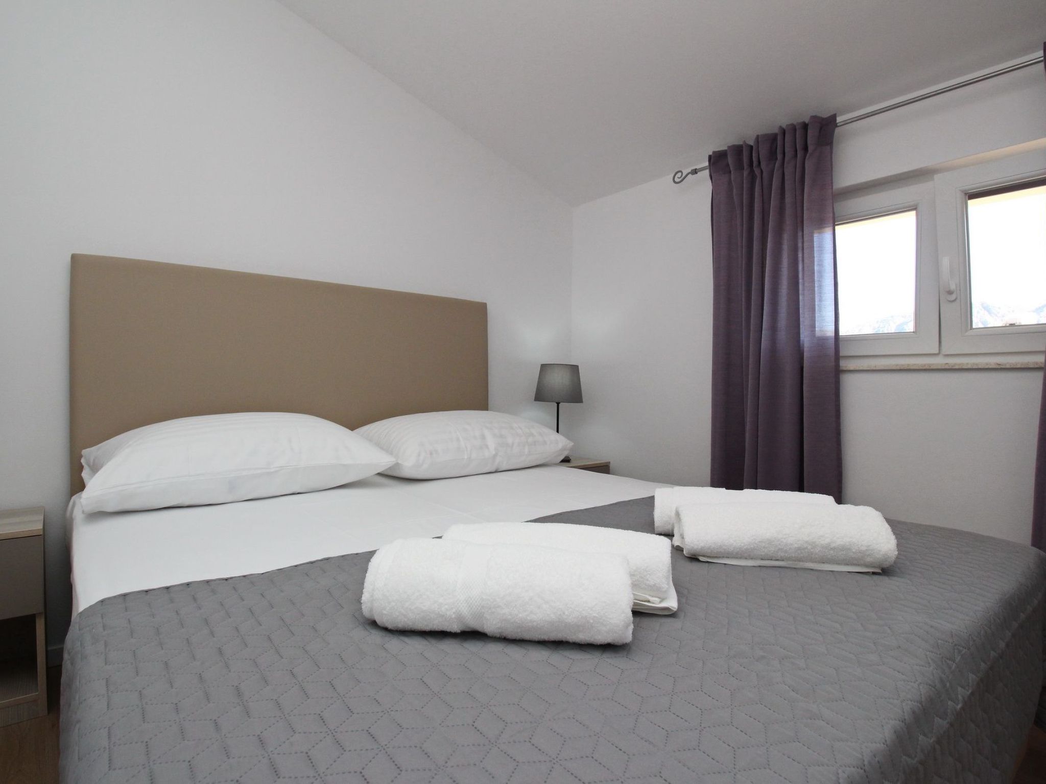 Charmantes Appartement in Baška mit Eigenem Balkon-Binnen