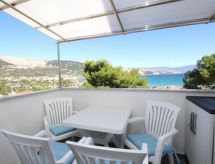 in Baška mit Eigenem Balkon und Meerblick