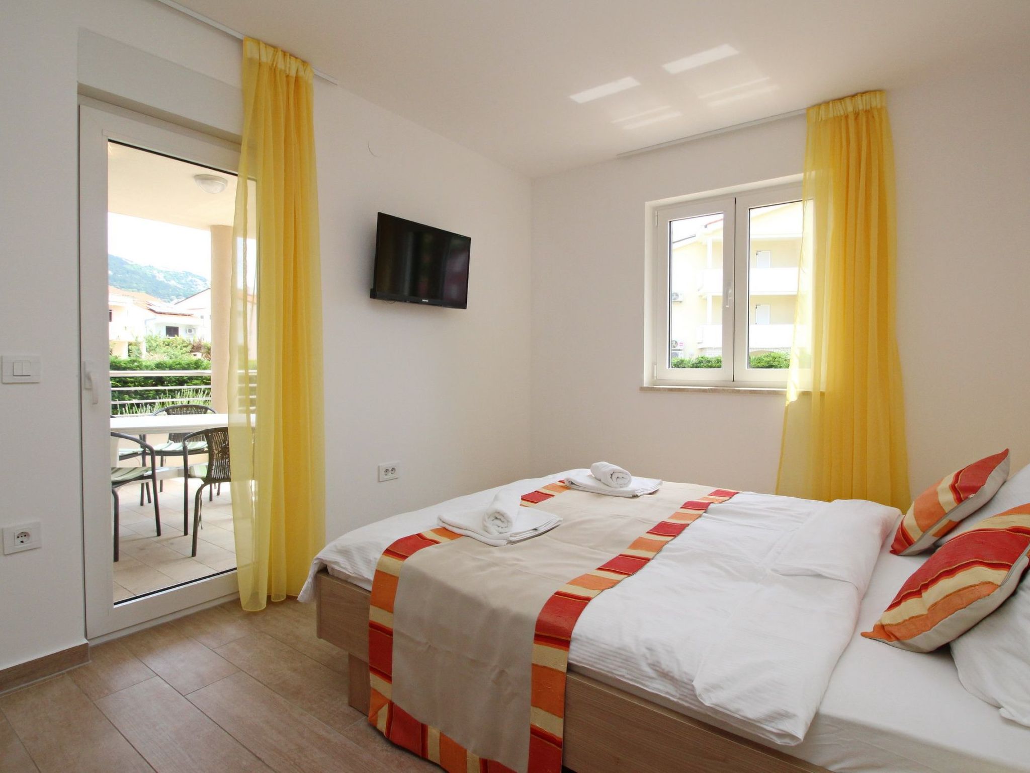 Wohnung in Baška mit Eigener Terrasse-Binnen