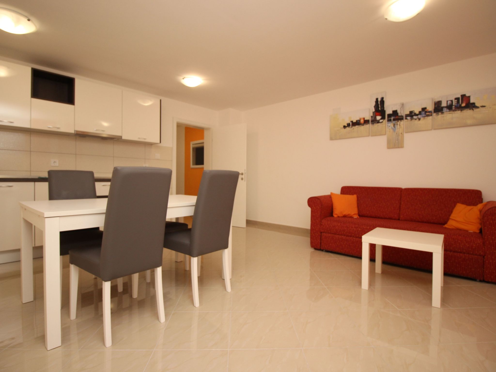 Gemütliche Ferienwohnung in Baška mit gemeinsamem Pool und Grill Apartment in Krk Island