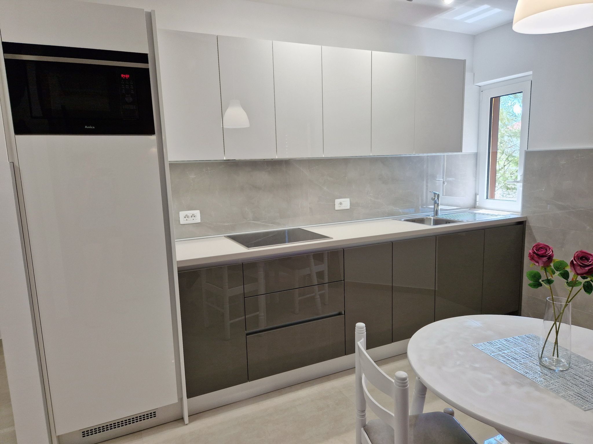 In Baška mit Eigenem Balkon-Binnen