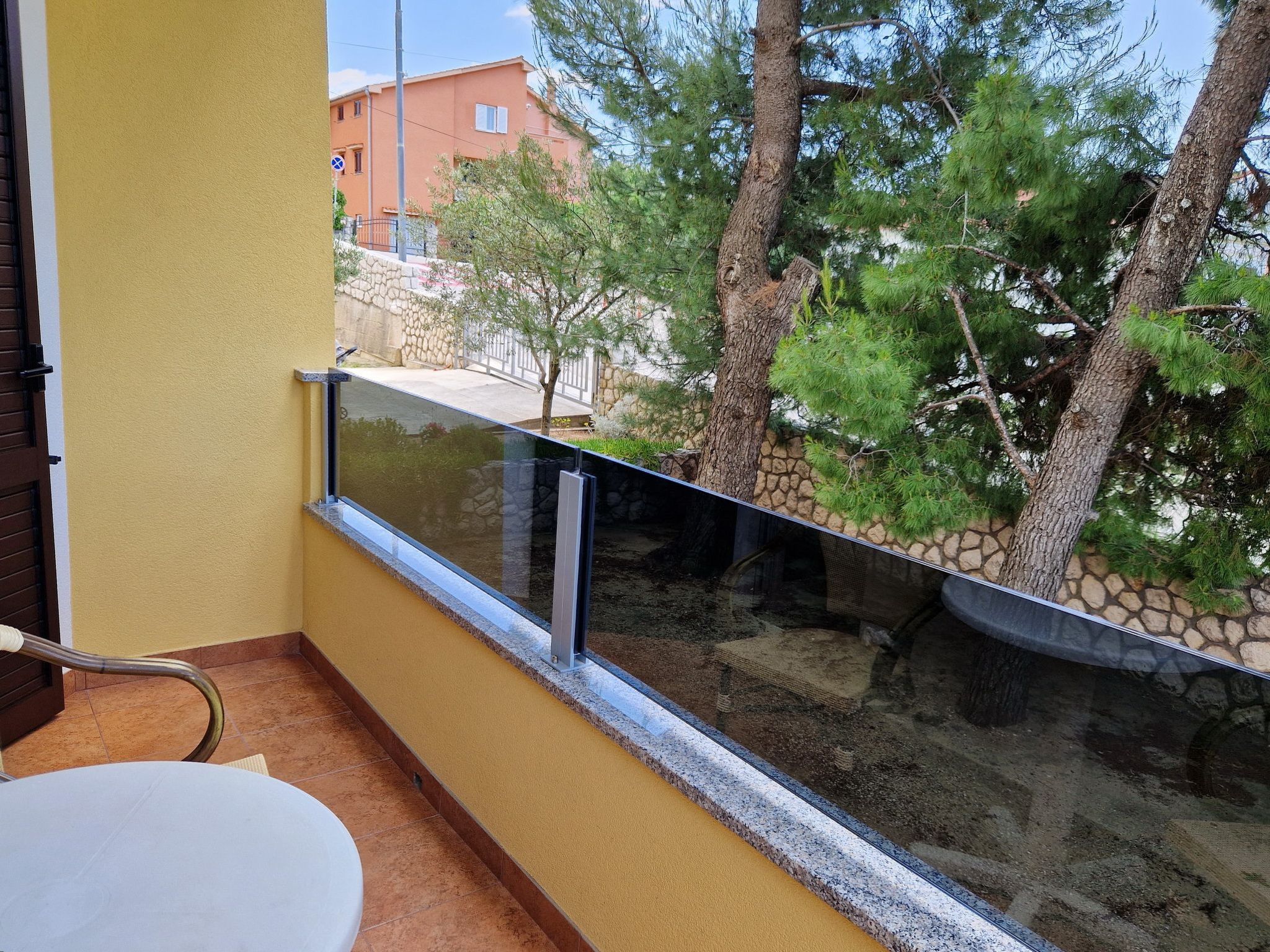 In Baška mit Eigenem Balkon-Binnen