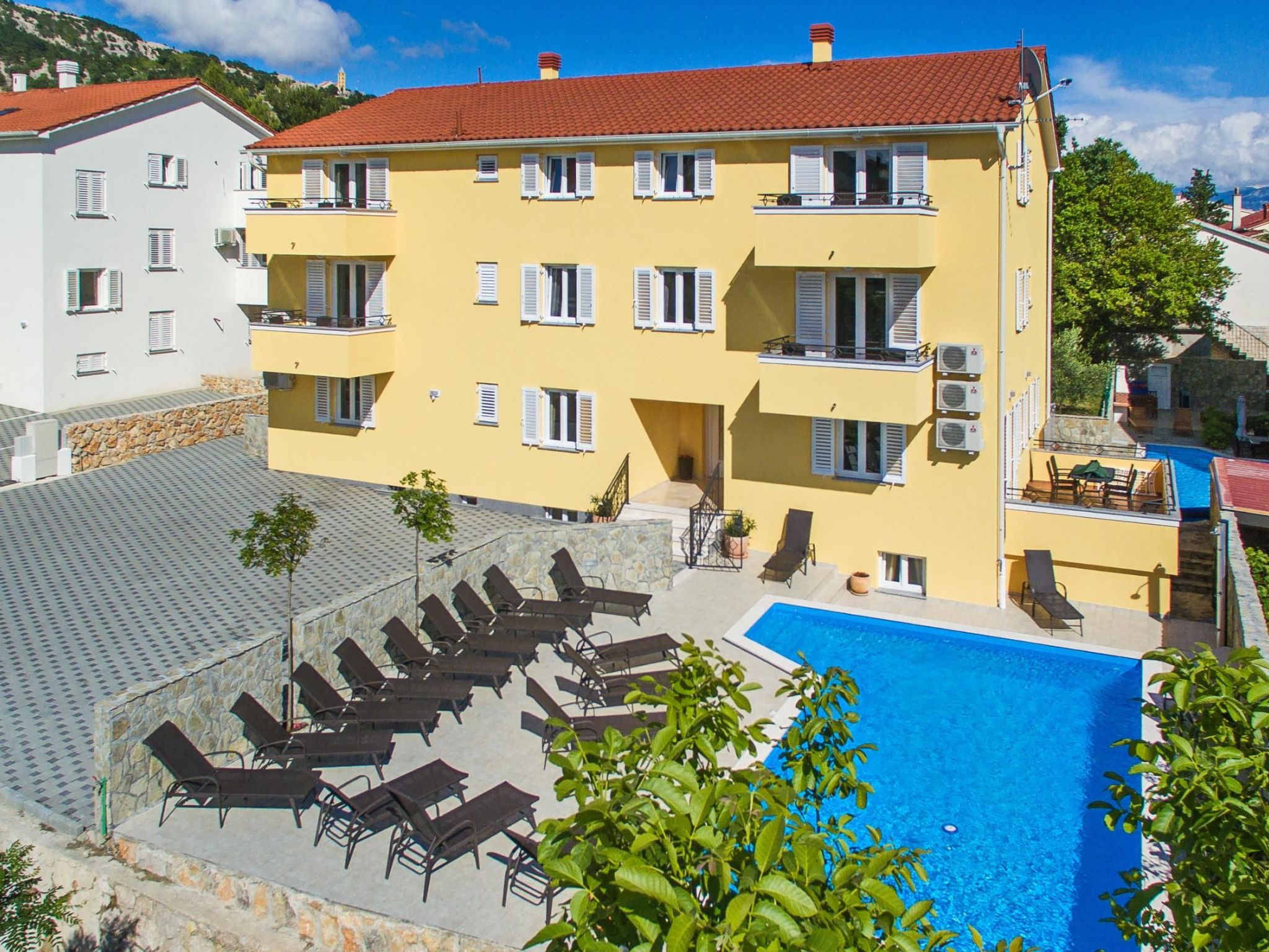Nettes Appartement in Baška mit Gemeinsamer Terrasse-Binnen