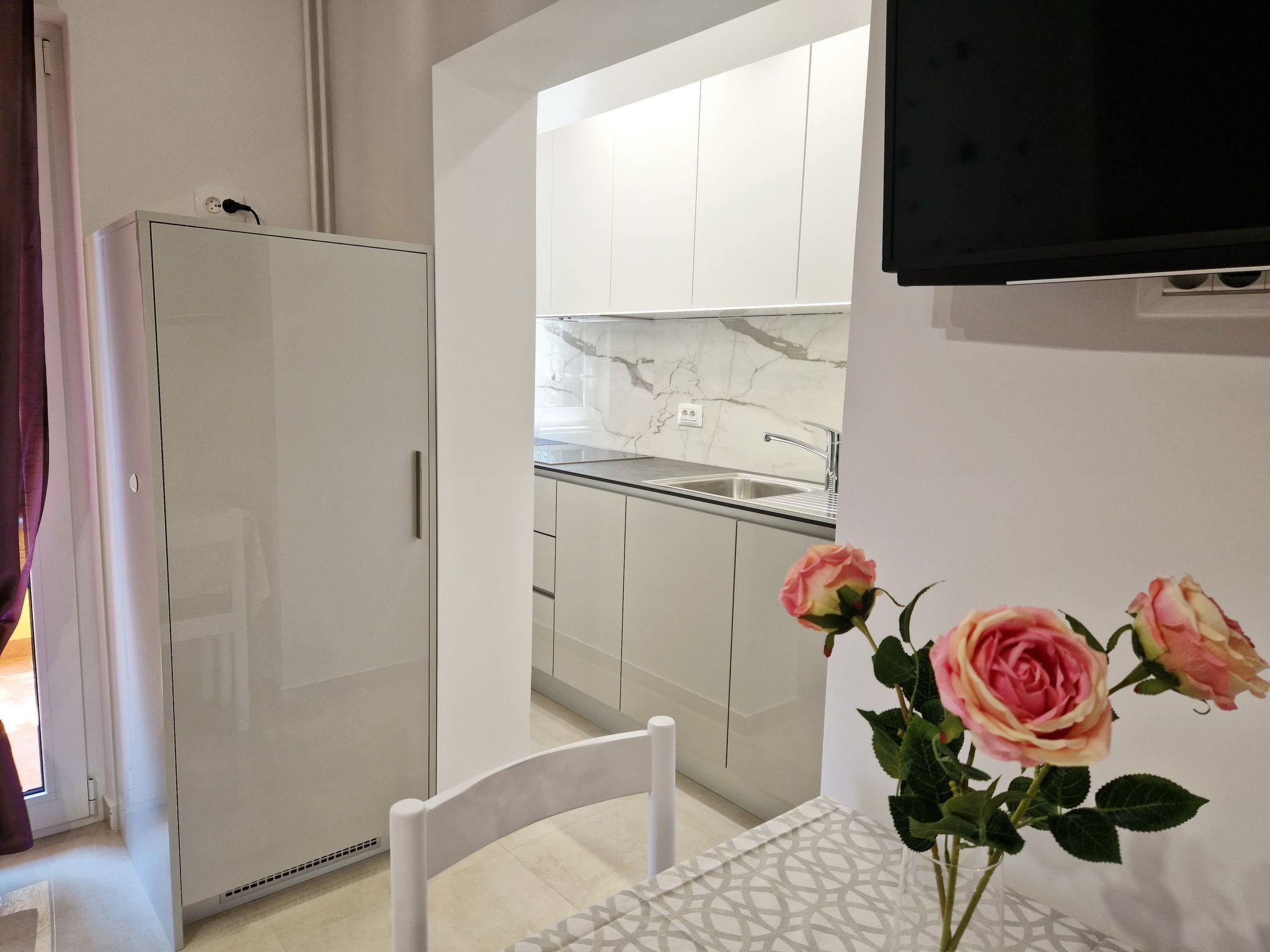 In Baška mit Eigenem Balkon-Binnen