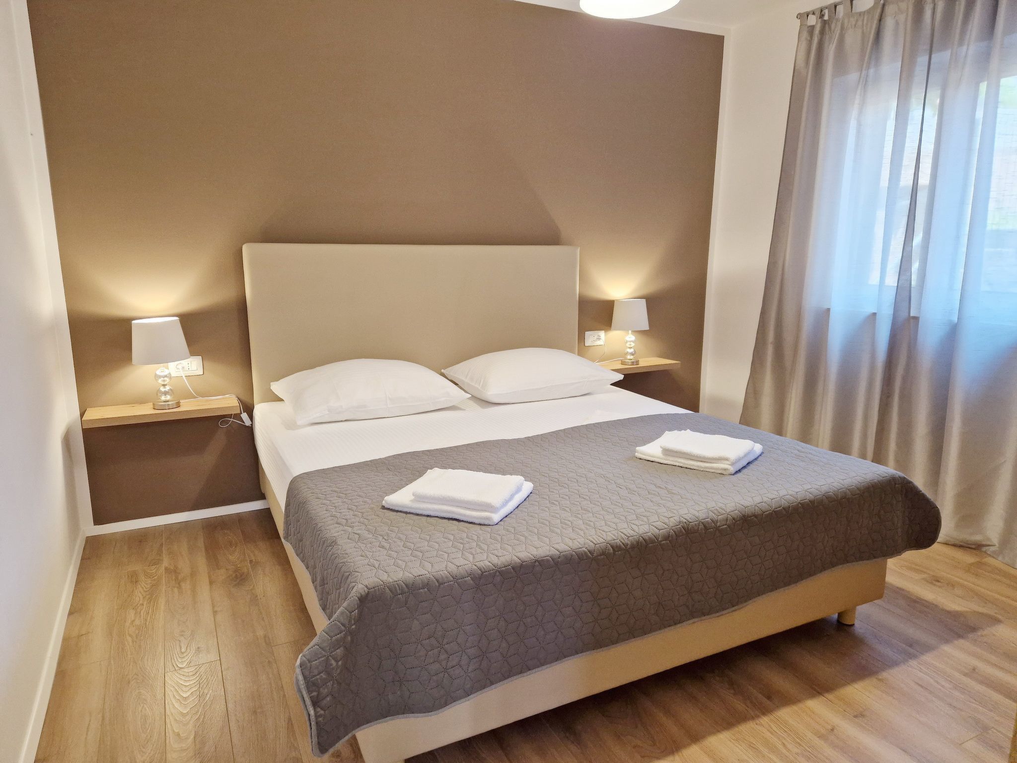 In Baška mit Eigenem Balkon-Binnen