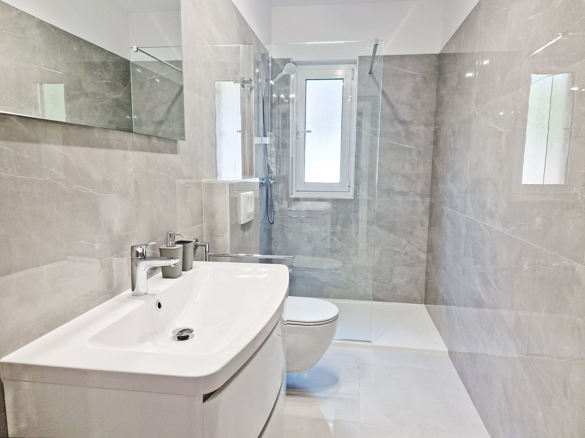 In Baška mit Eigenem Balkon-Binnen