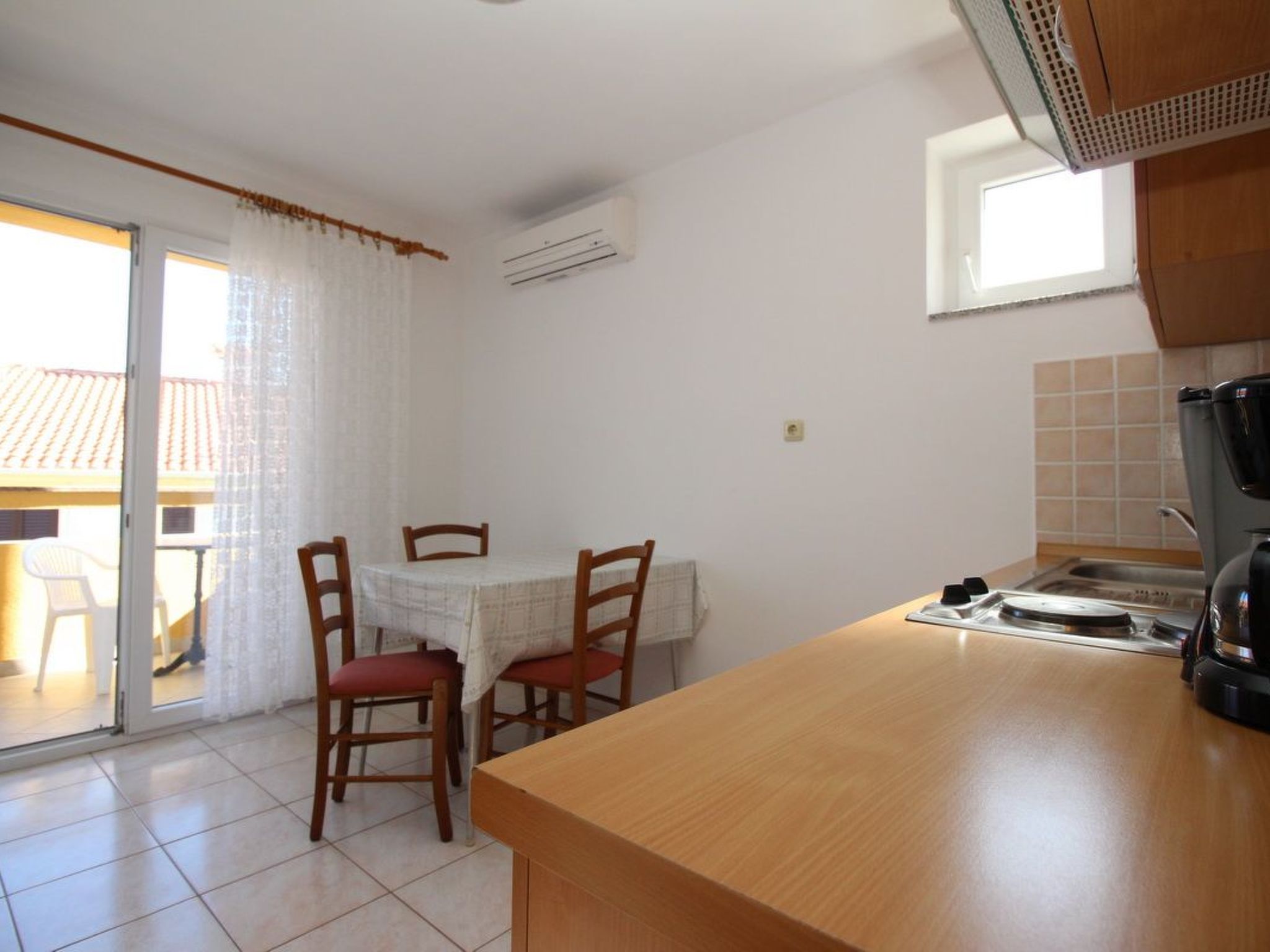 Appartement in Baška mit Eigenem Balkon-Binnen