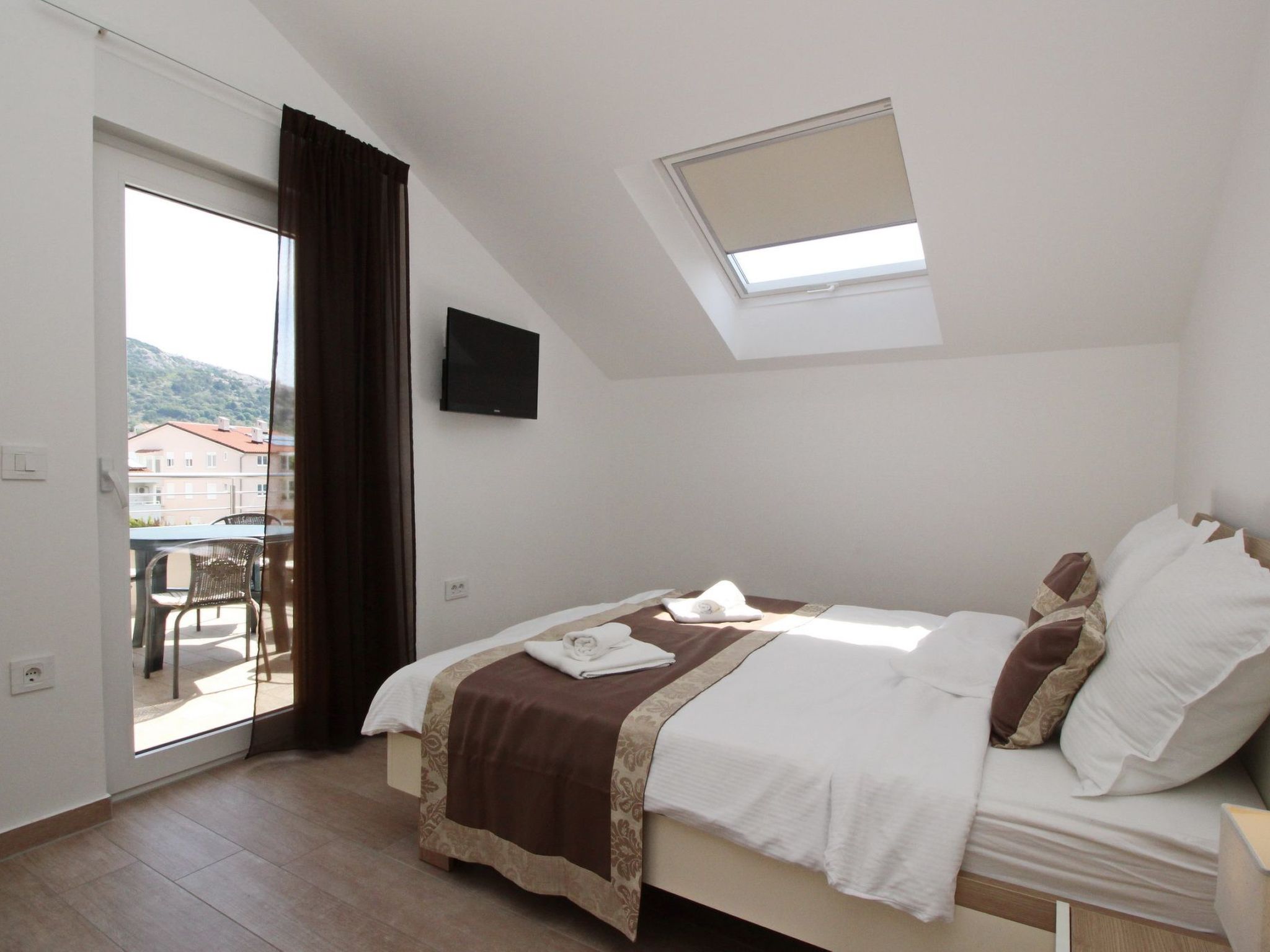 In Baška mit Terrasse-Binnen