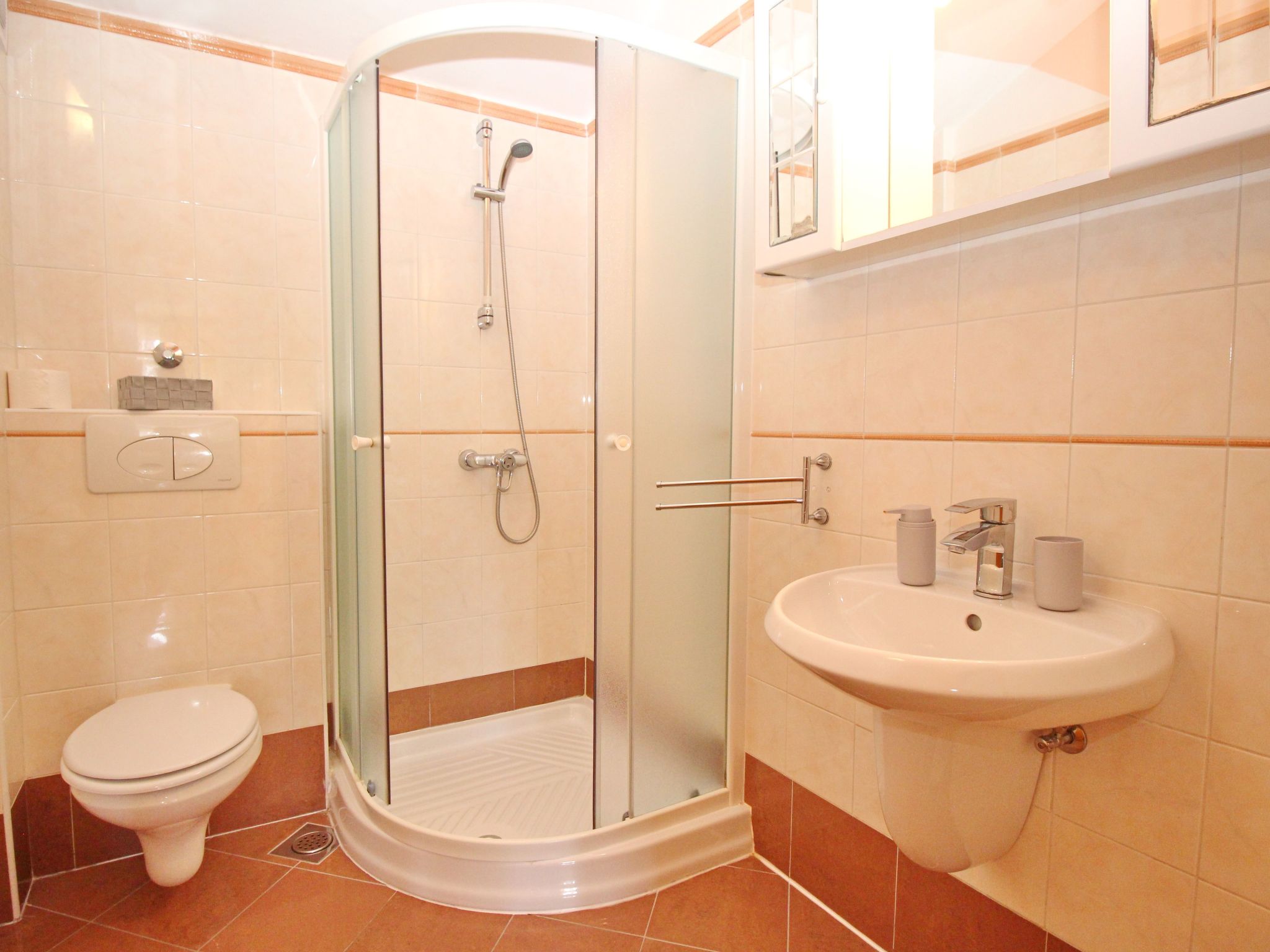 In Baška mit Eigenem Balkon-Binnen