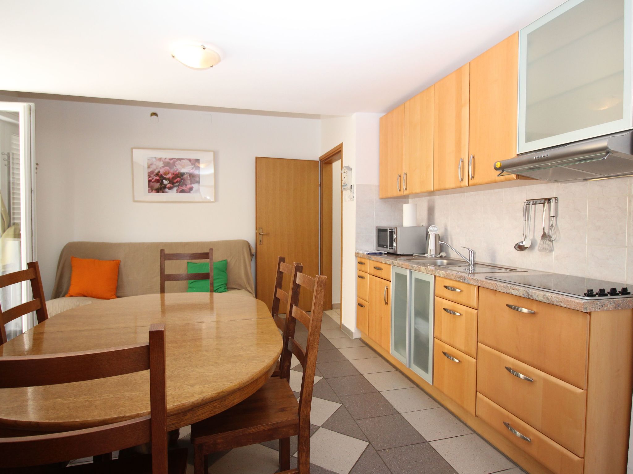 Appartement in Baška mit Eigener Terrasse-Dedans