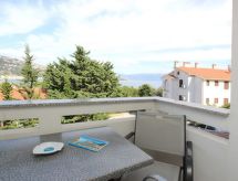 Wohnung in Baška mit Eigenem Balkon
