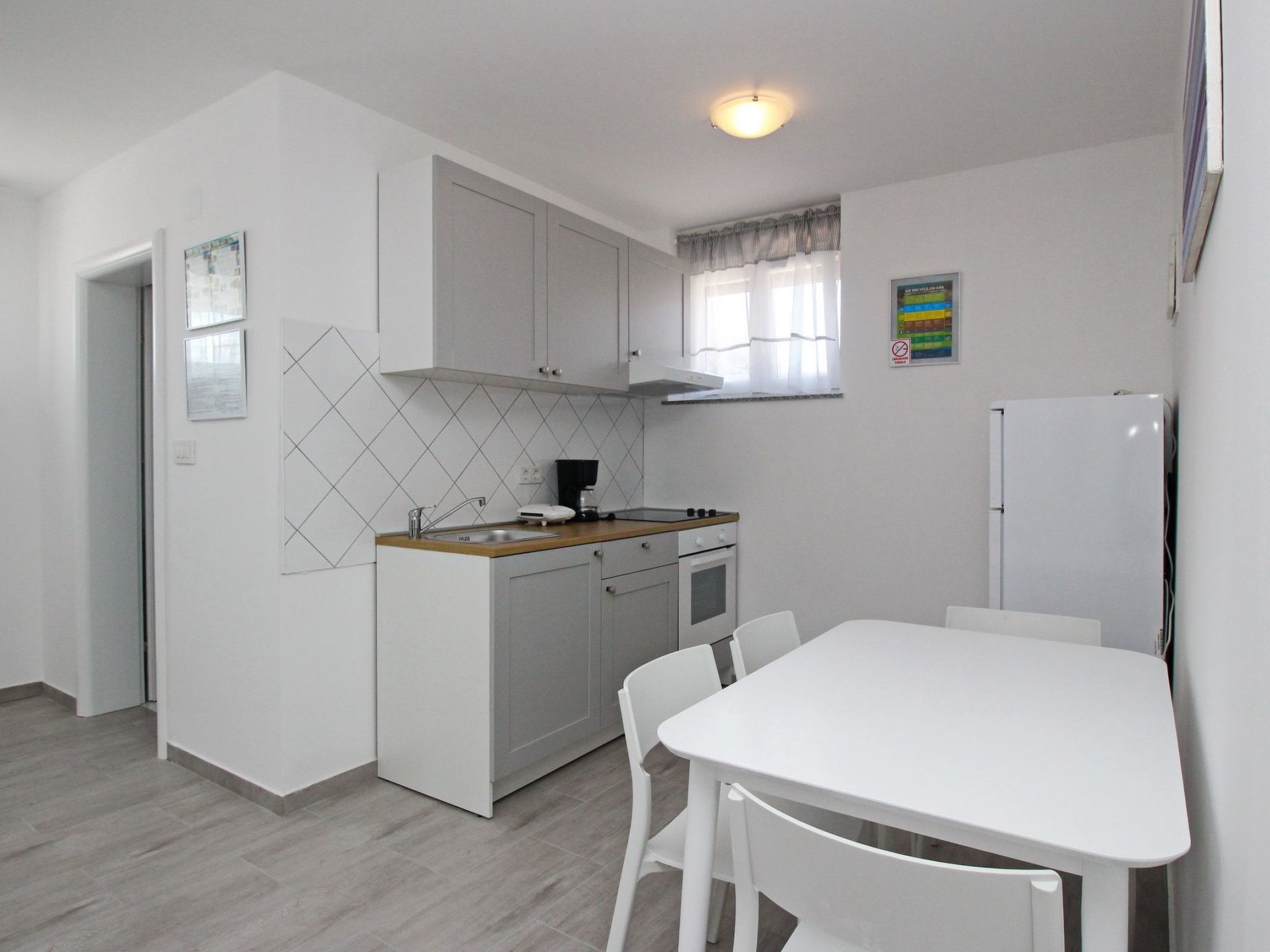 Wohnung in Baška mit Terrasse