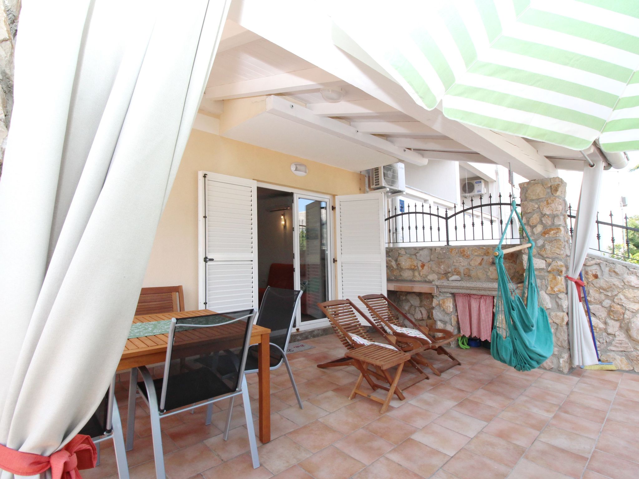 Appartement in Baška mit Eigener Terrasse-Binnen