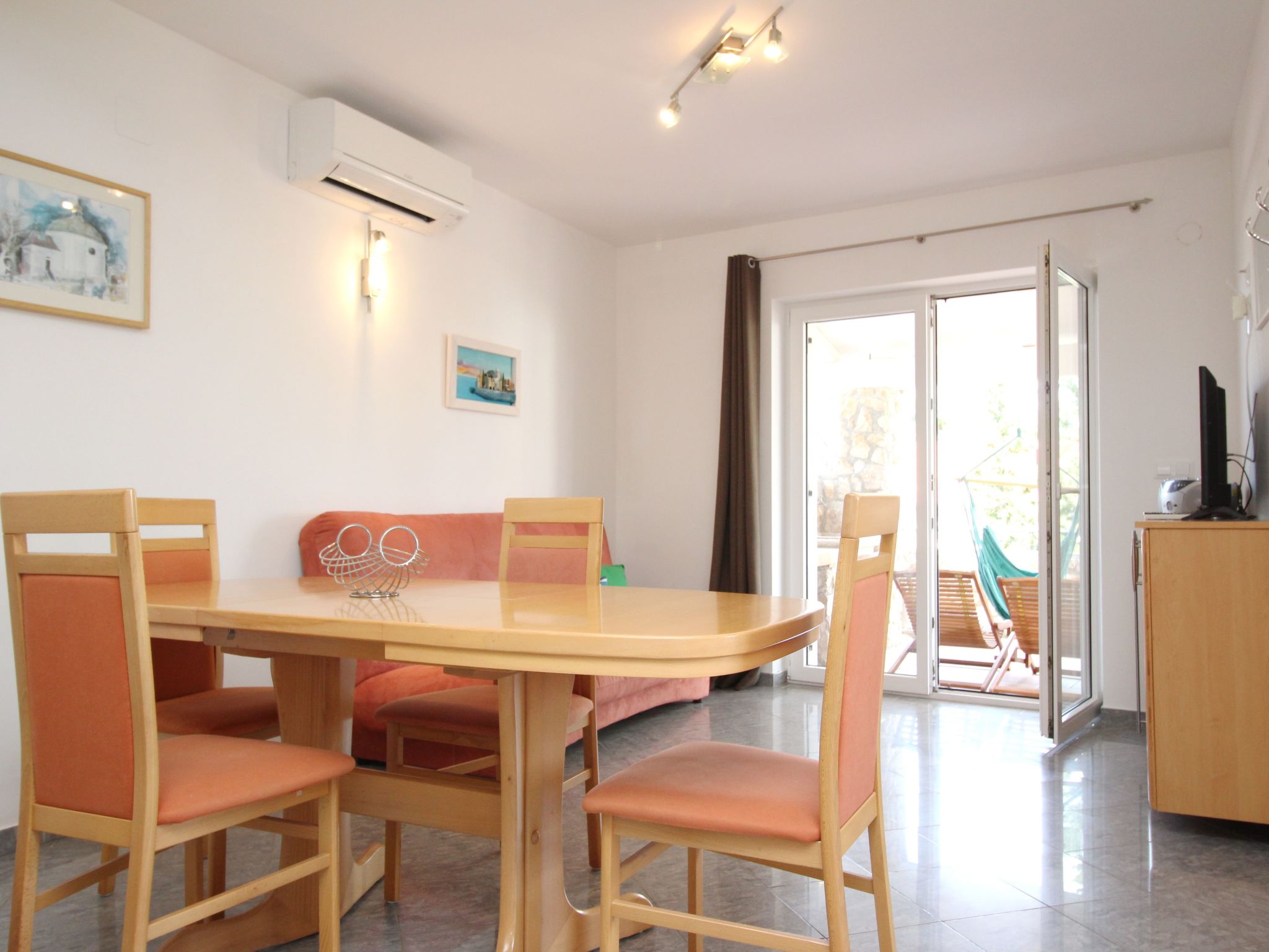 Appartement in Baška mit Eigener Terrasse-Binnen