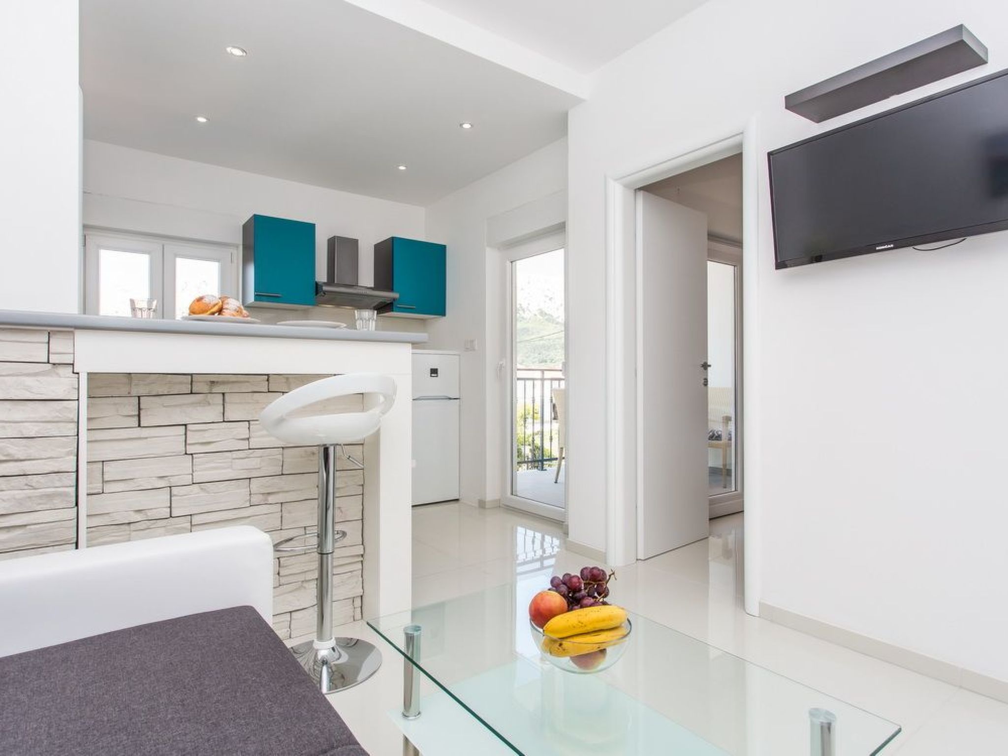 Nettes Appartement in Baška mit Eigenem Balkon