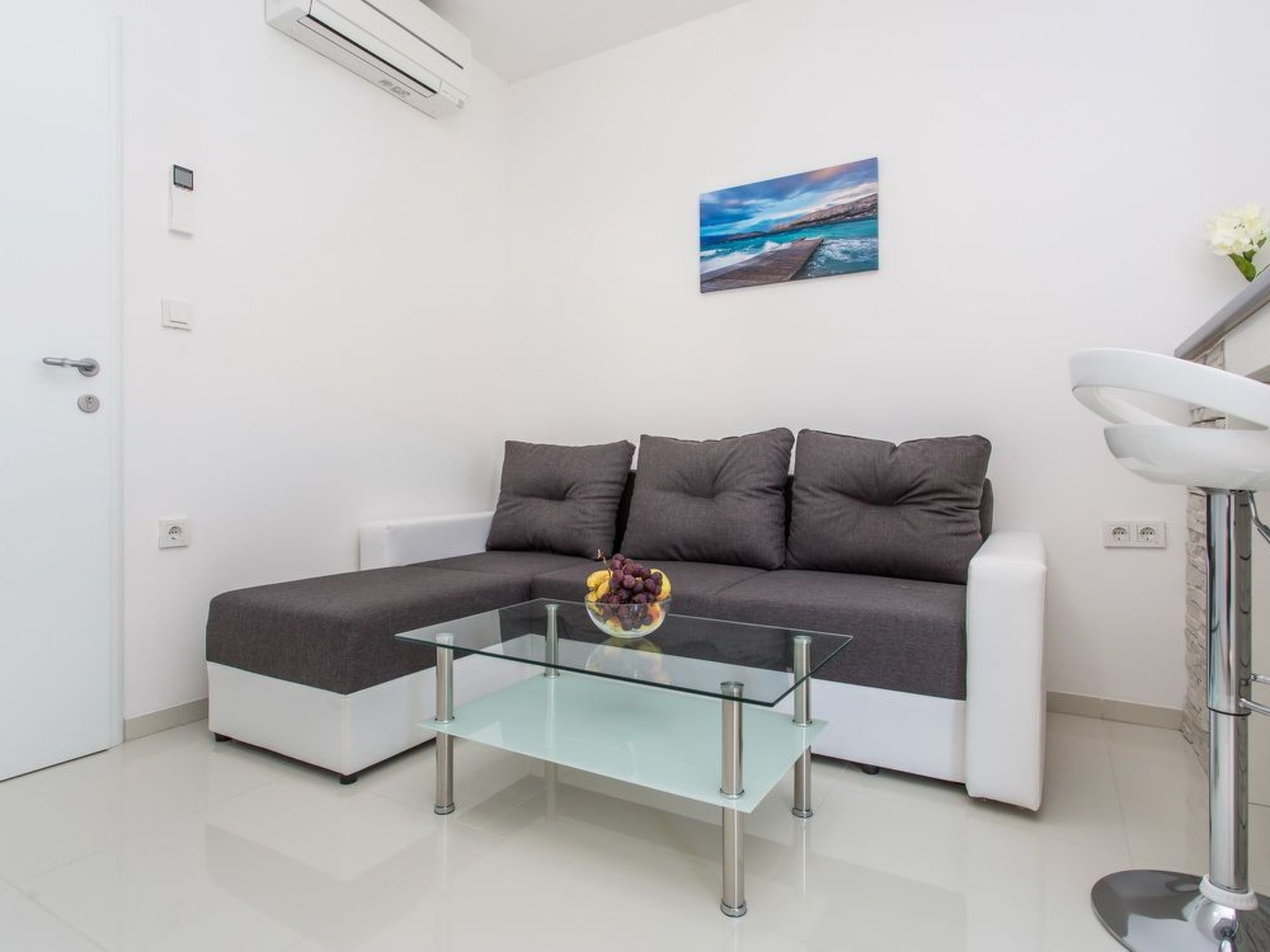 Nettes Appartement in Baška mit Eigenem Balkon