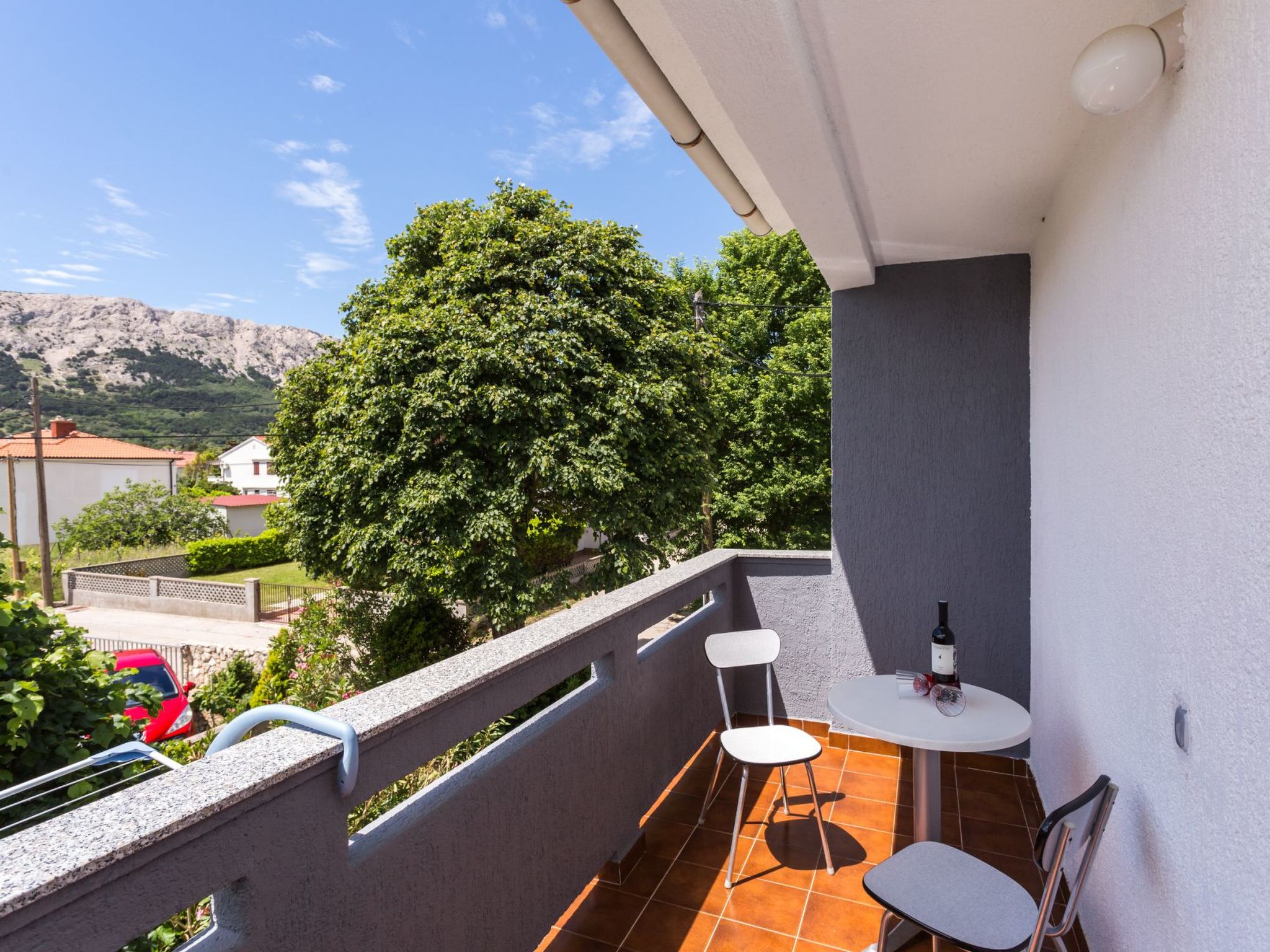Appartement in Baška mit Eigenem Balkon-Binnen