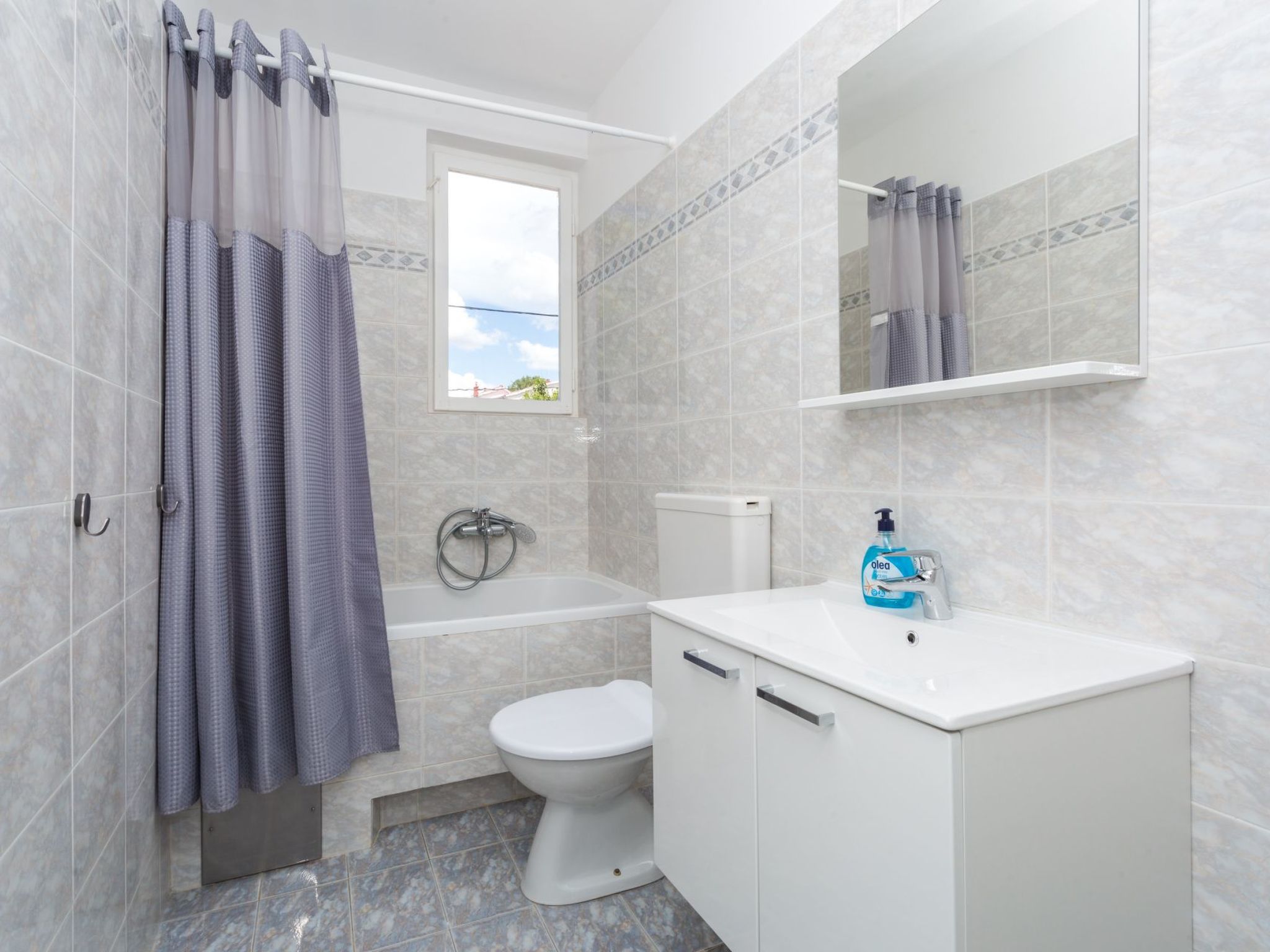 Appartement in Baška mit Eigenem Balkon-Binnen