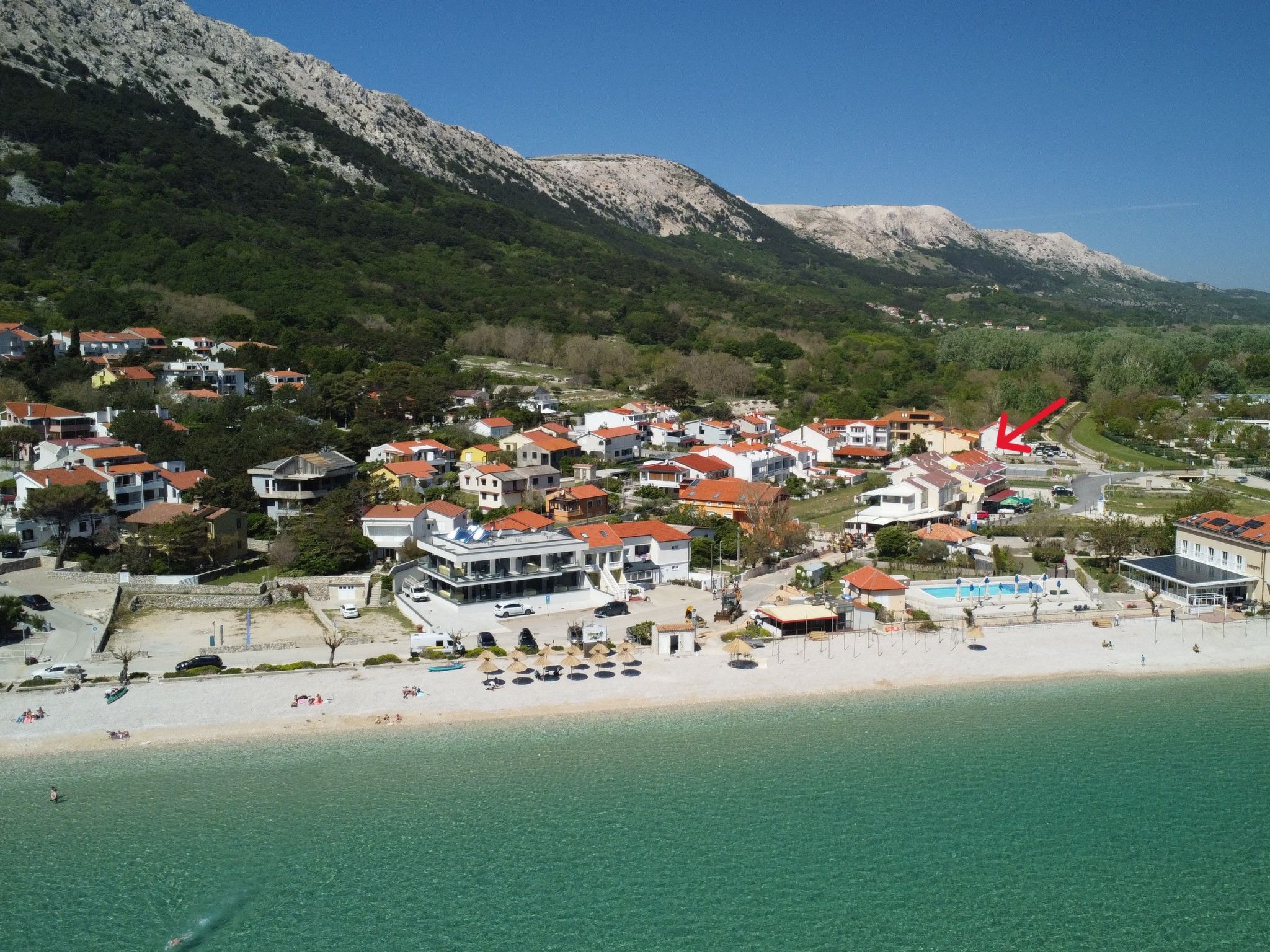 In Baska in der Nähe von Strand-Dedans
