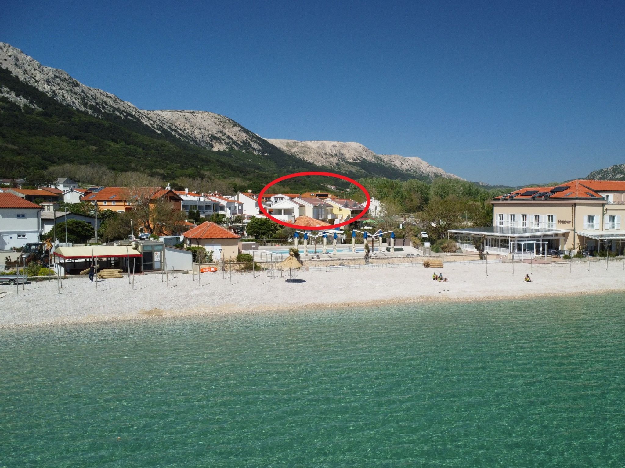 In Baska in der Nähe von Strand-Dedans