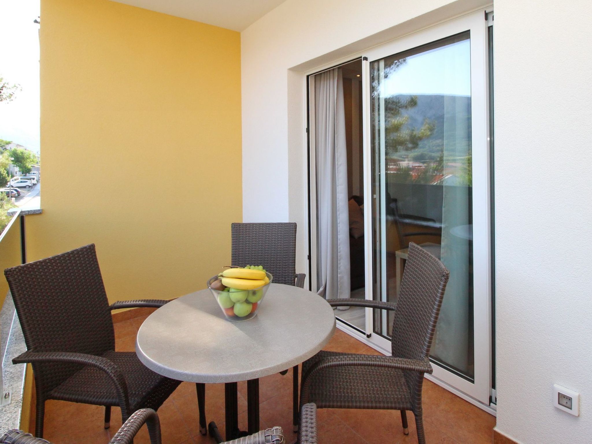 Tolles Appartement in Baška mit Eigenem Balkon-Binnen
