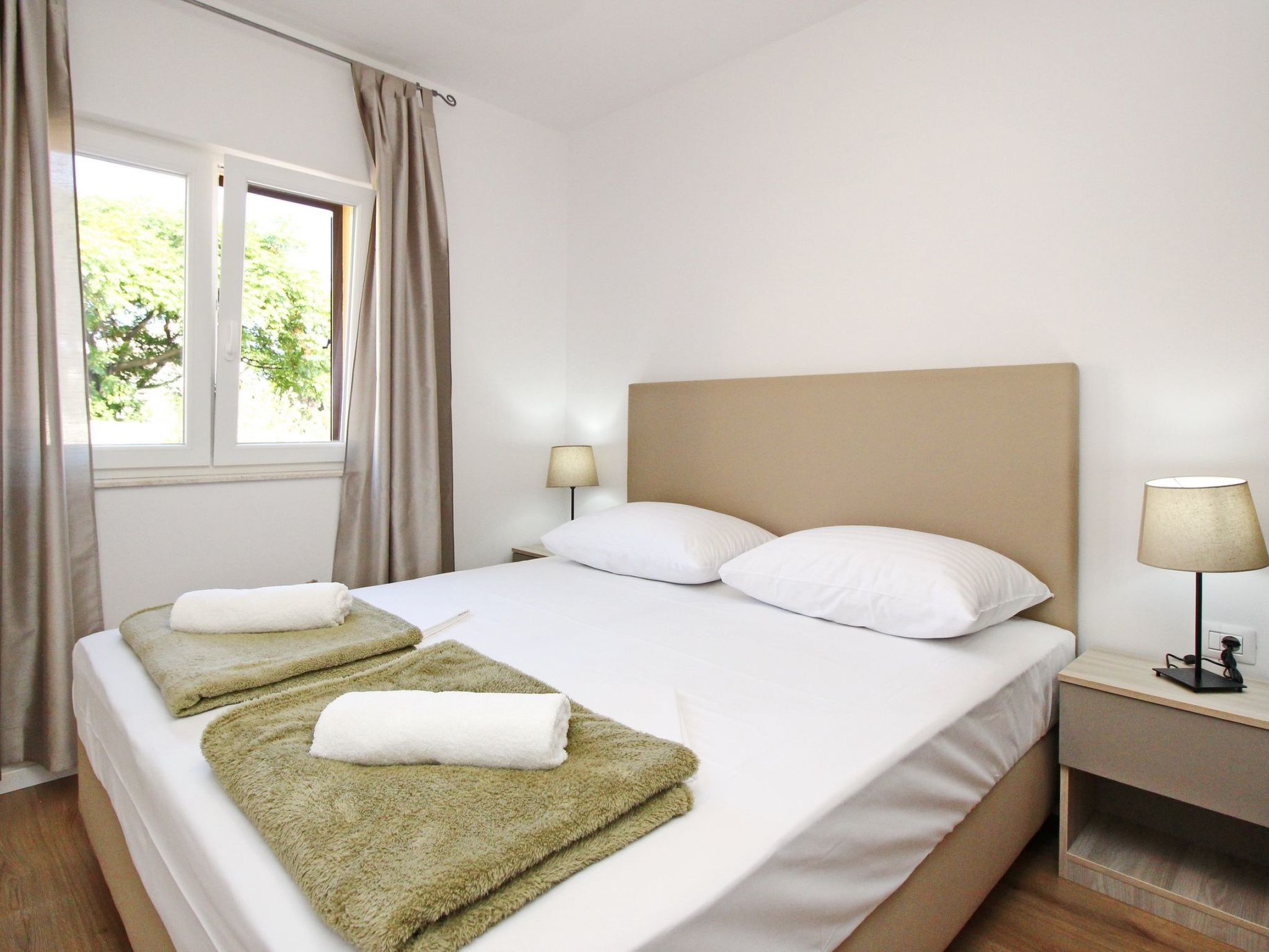 Tolles Appartement in Baška mit Eigenem Balkon-Binnen