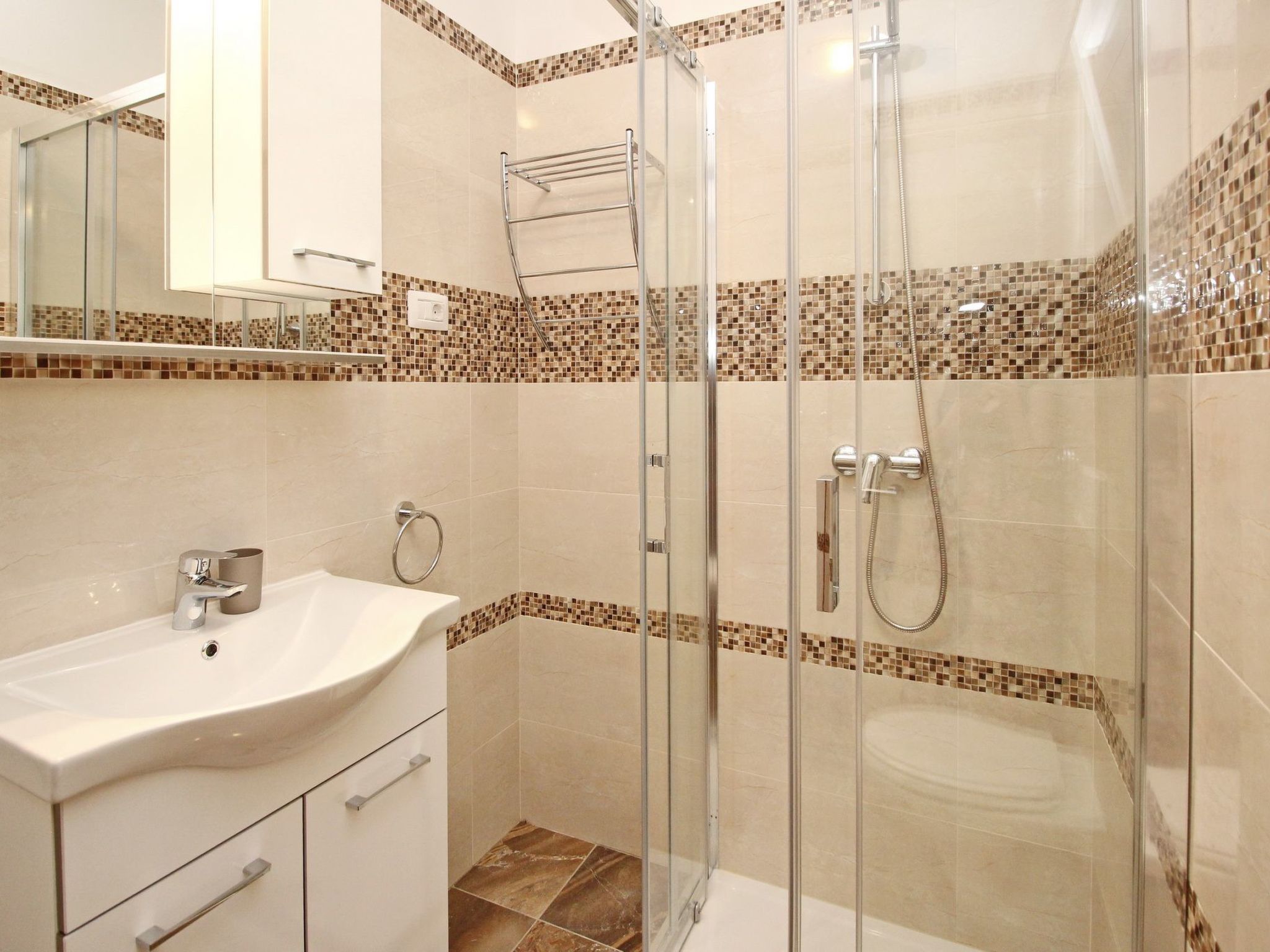 Tolles Appartement in Baška mit Eigenem Balkon-Binnen