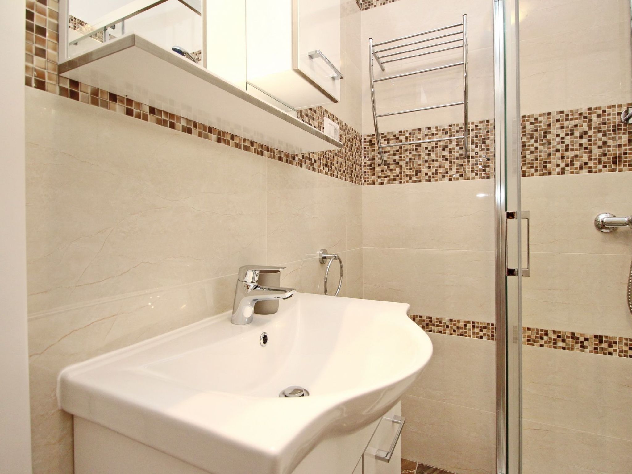 Tolles Appartement in Baška mit Eigenem Balkon-Binnen