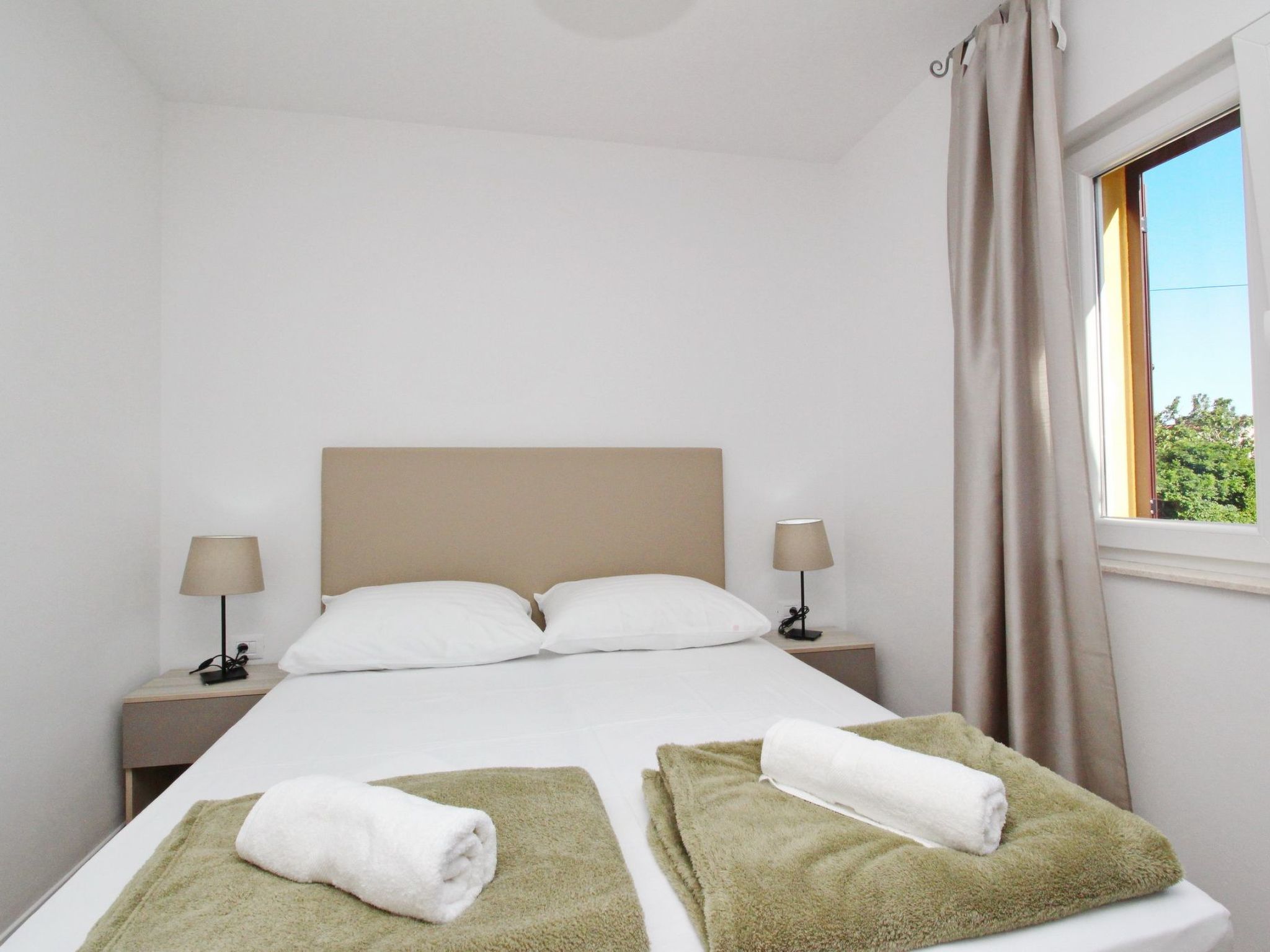 Tolles Appartement in Baška mit Eigenem Balkon-Binnen