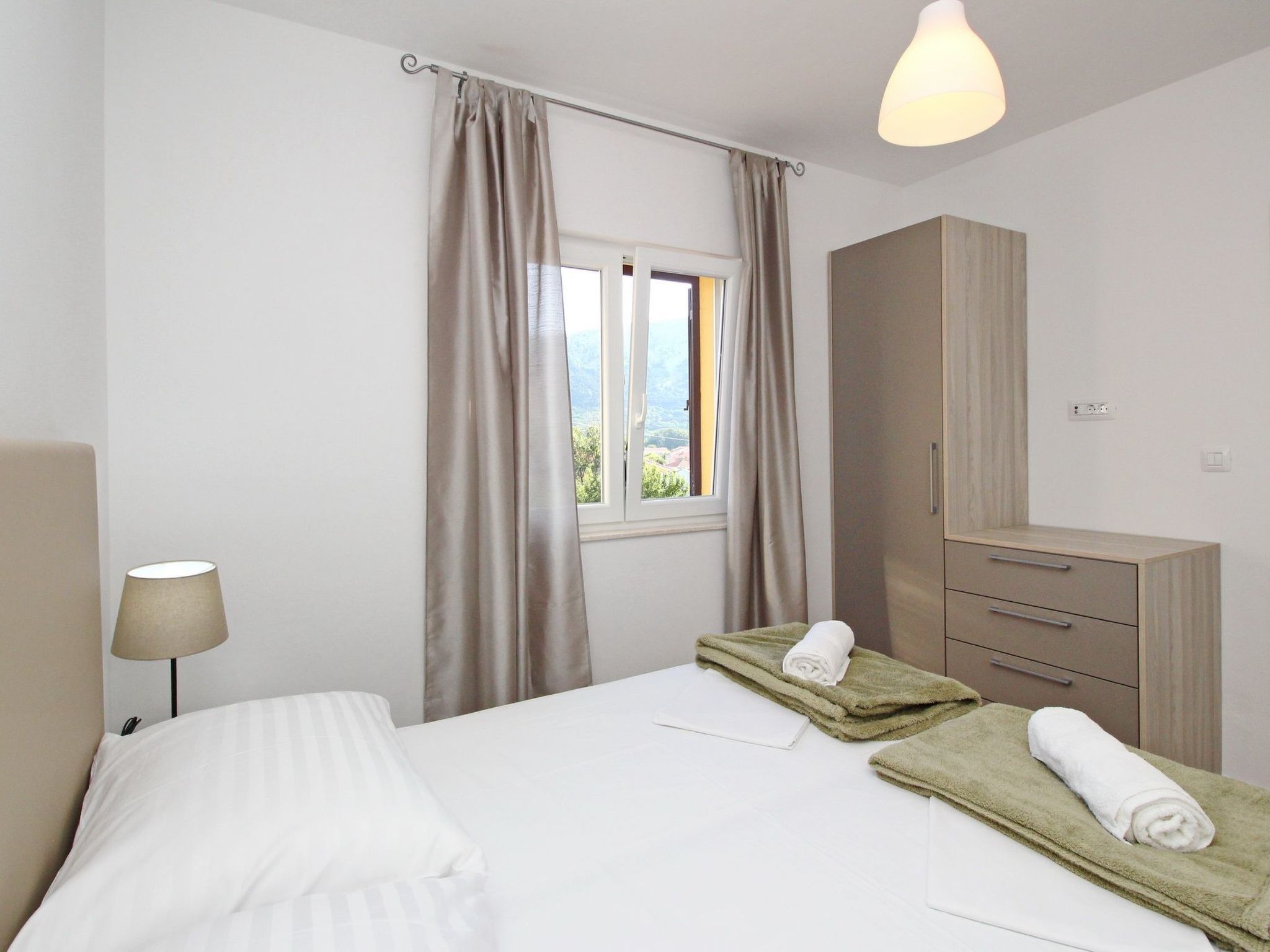 Tolles Appartement in Baška mit Eigenem Balkon-Binnen