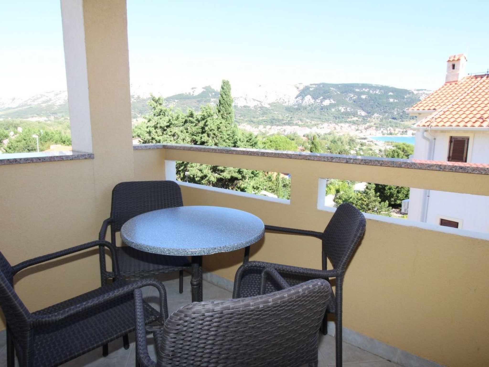 Wohnung in Baška mit Eigenem Balkon-Binnen
