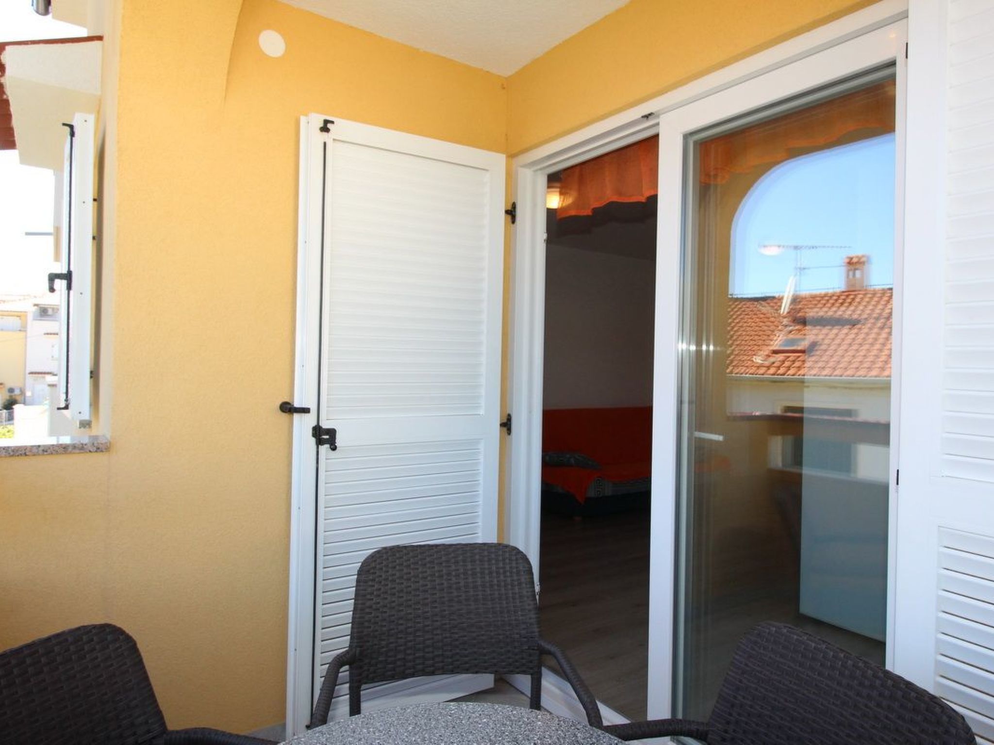 Wohnung in Baška mit Eigenem Balkon-Binnen