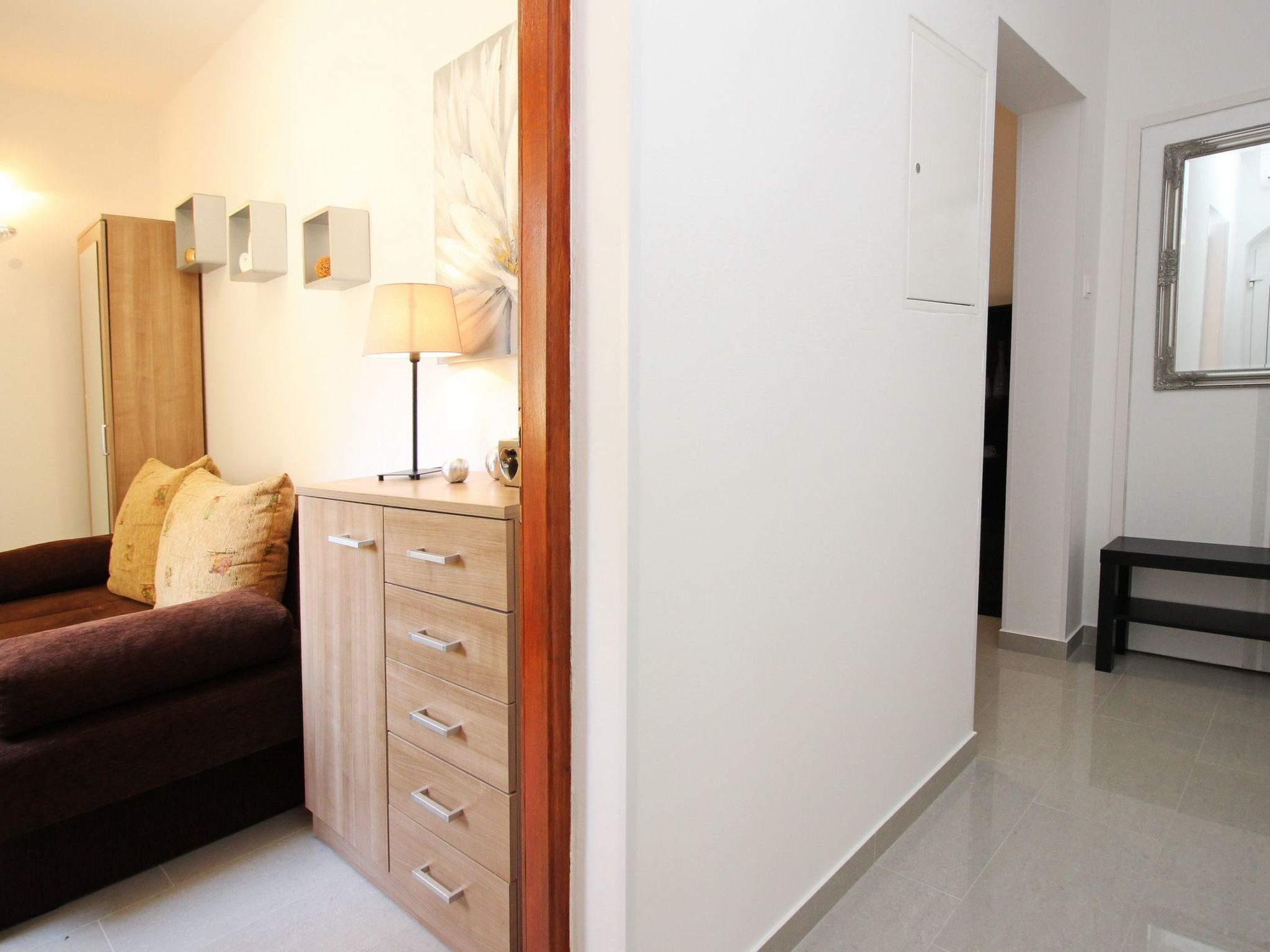 Appartement in Baška mit Eigener Terrasse-Dedans