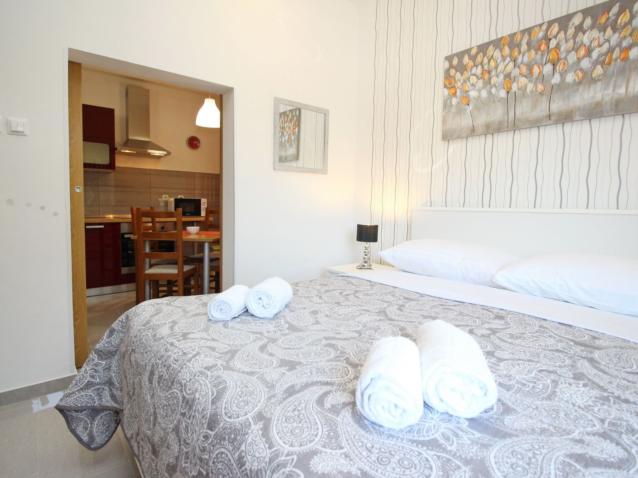 Appartement in Baška mit Eigener Terrasse-Dedans