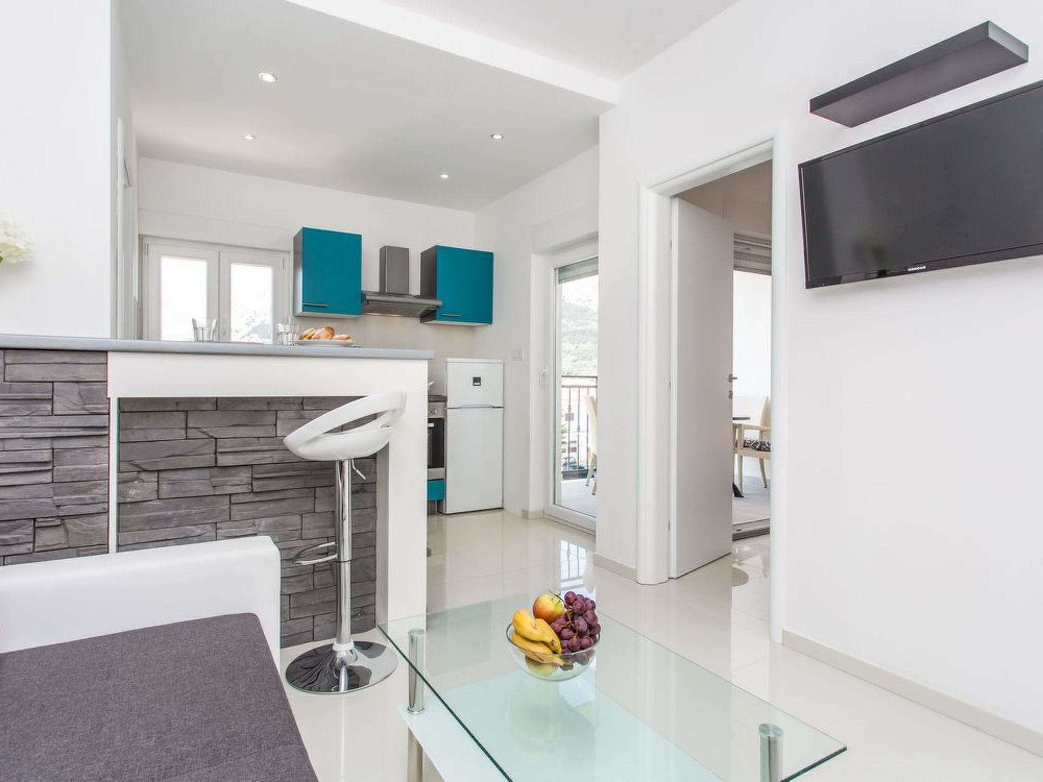 Tolle Wohnung in Baška mit Eigenem Balkon