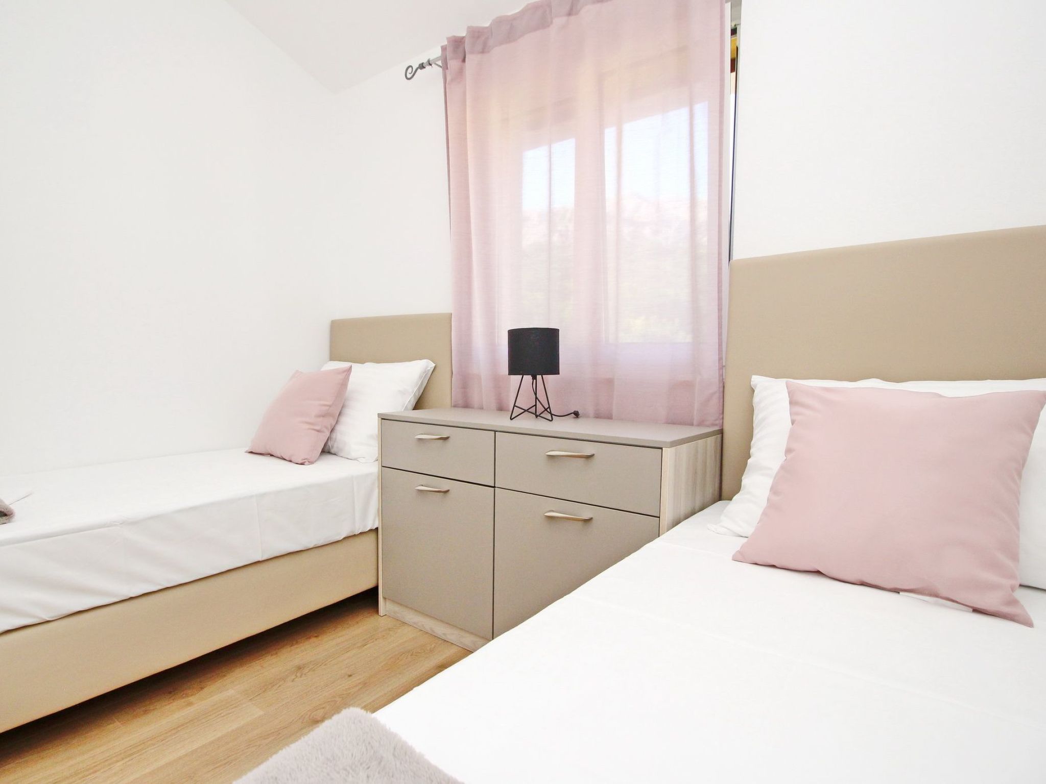 In Baška mit Eigenem Balkon-Binnen