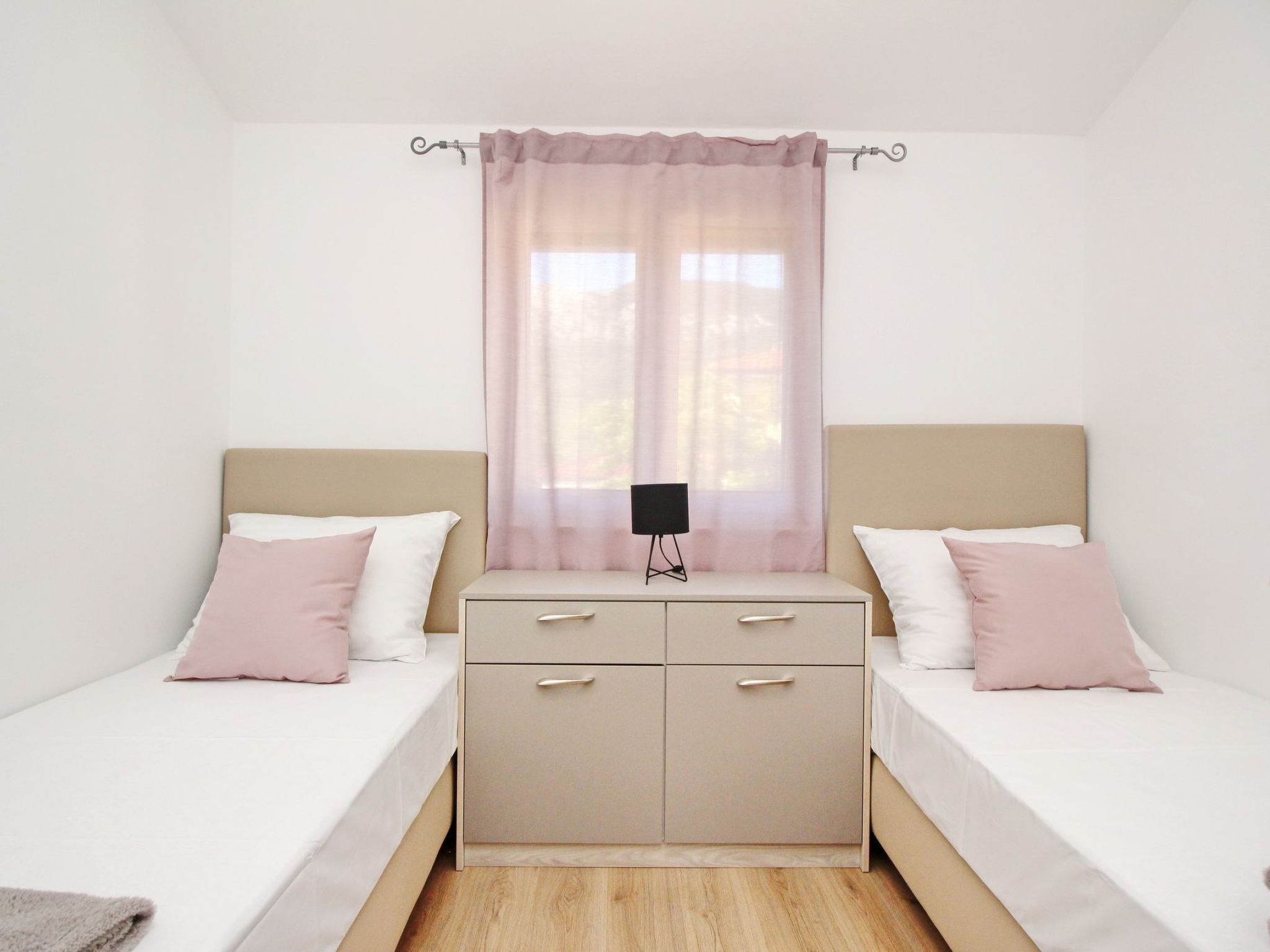 In Baška mit Eigenem Balkon-Binnen