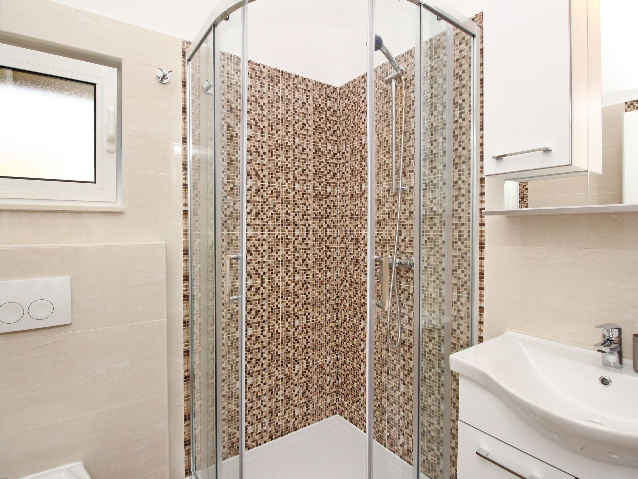 In Baška mit Eigenem Balkon-Binnen