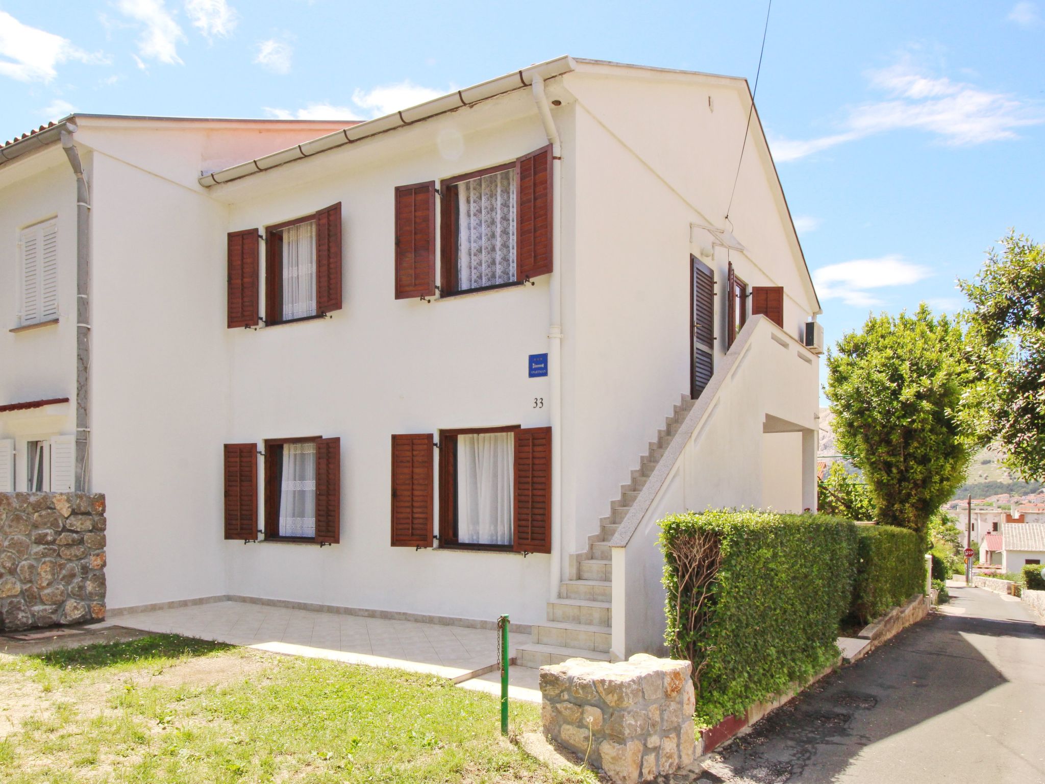 Wohnung in Baška mit Eigenem Balkon Accommodation in Krk Island