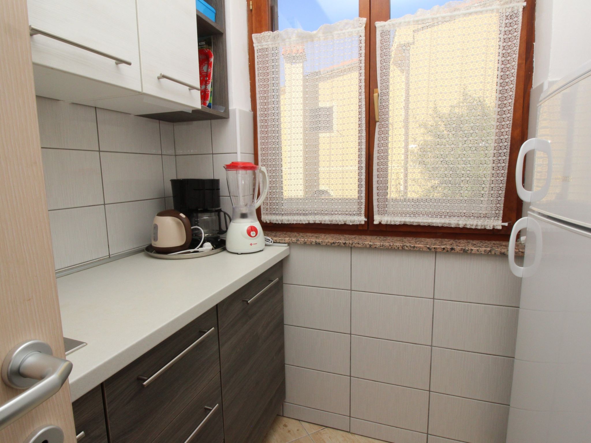 Wohnung in Baška mit Eigenem Balkon-Binnen