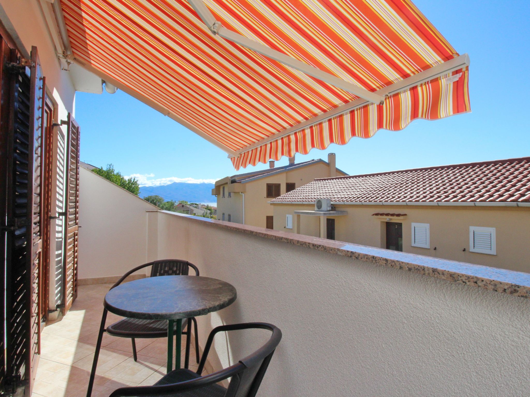 Wohnung in Baška mit Eigenem Balkon-Binnen