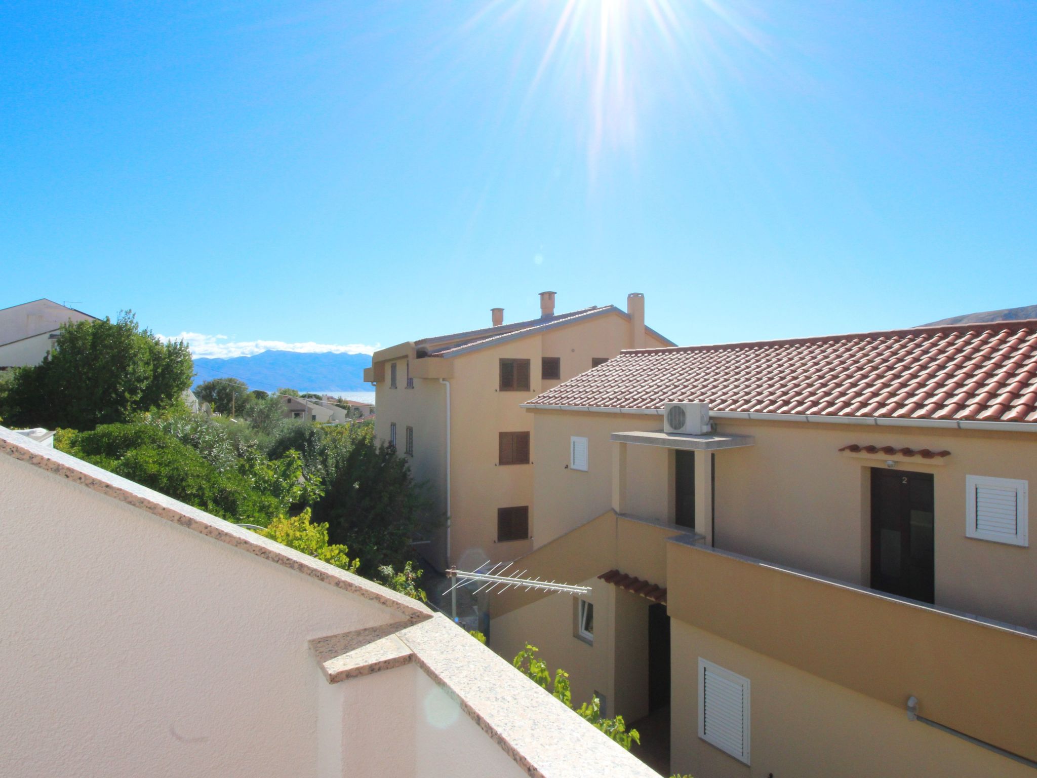 Wohnung in Baška mit Eigenem Balkon-Binnen