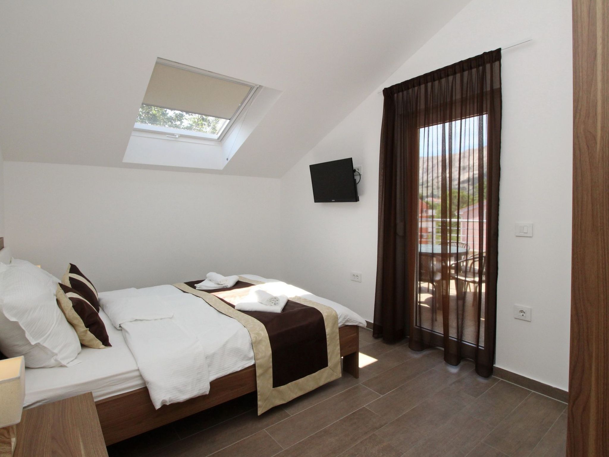 Tolles Appartement in Baška mit Terrasse-Binnen