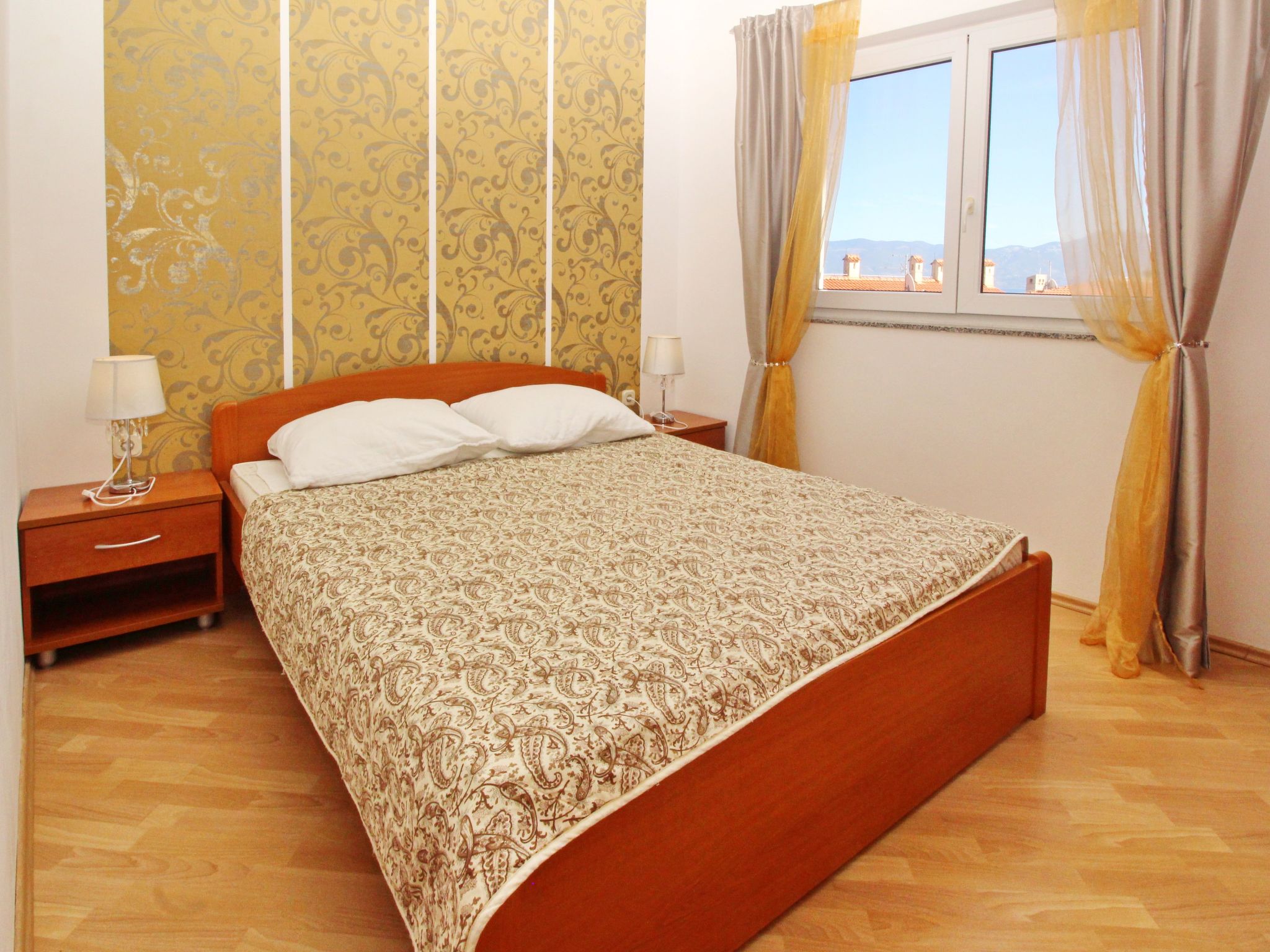 Modern eingerichtete Apartment für 4 Personen mit Meerblick-Dedans