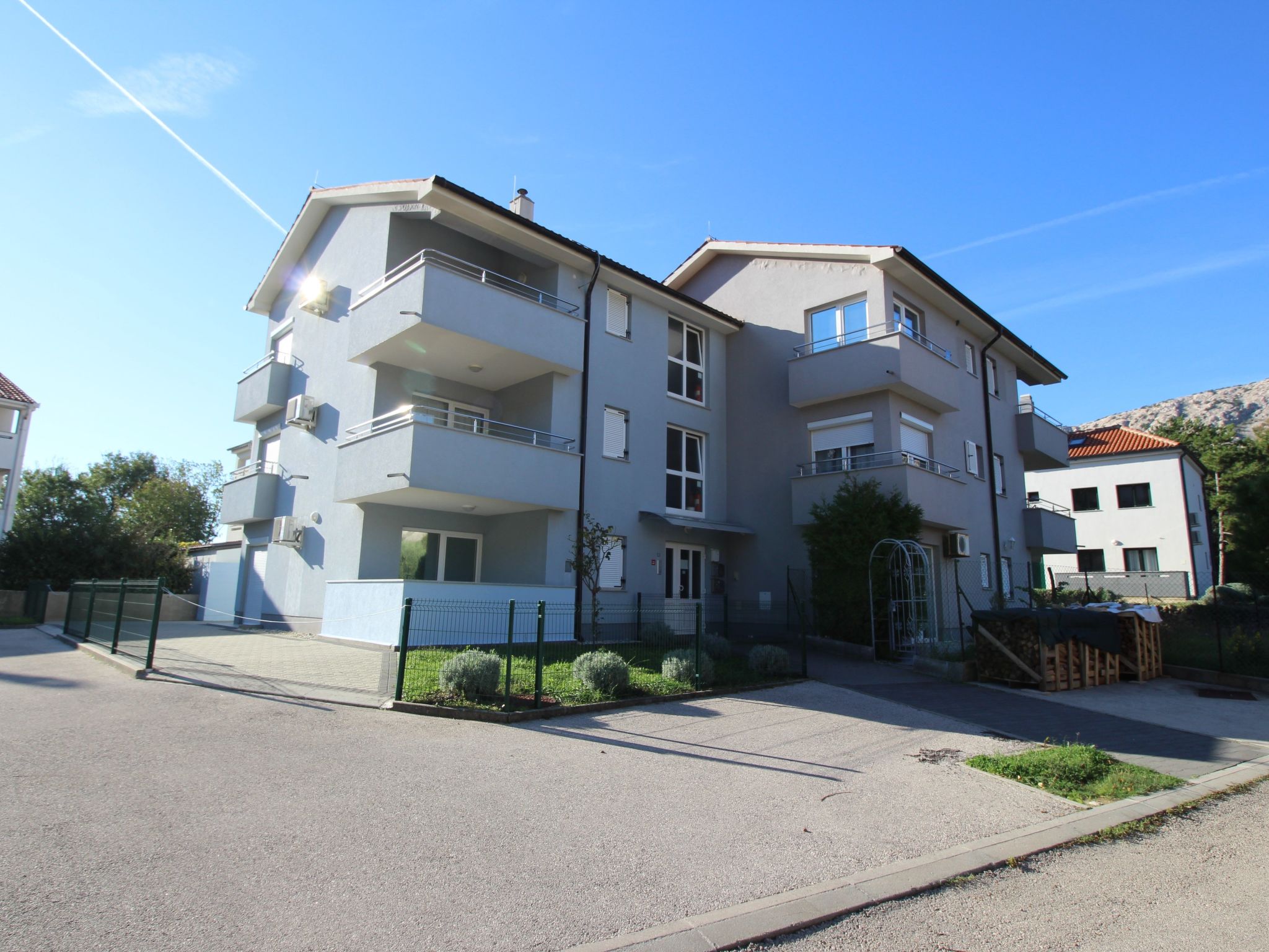 Appartement in Baška mit Eigenem Balkon-Binnen