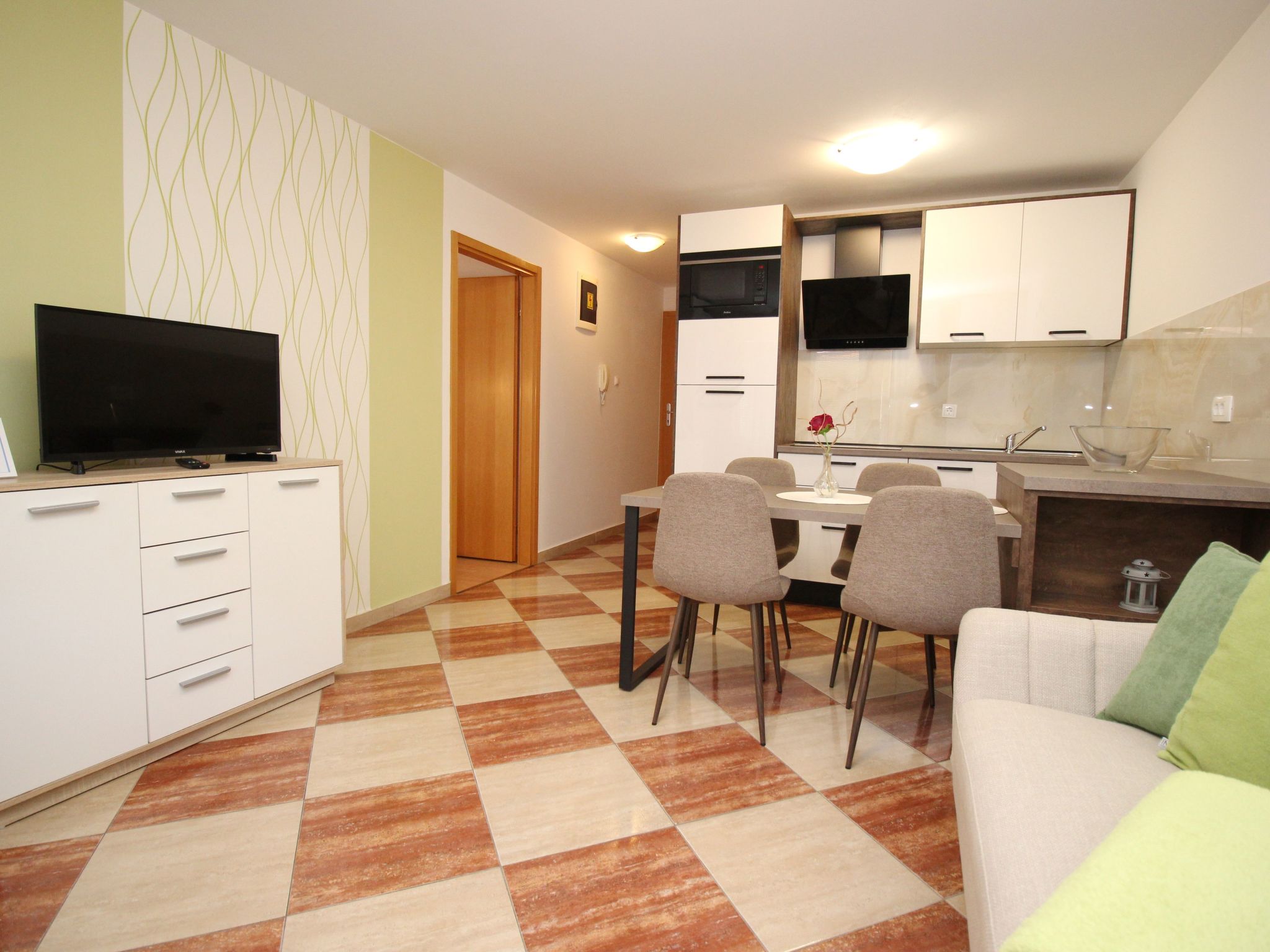 Modern eingerichtete Apartment für 4 Personen ideal für Famillien mit Kinder im Accommodation in Krk Island