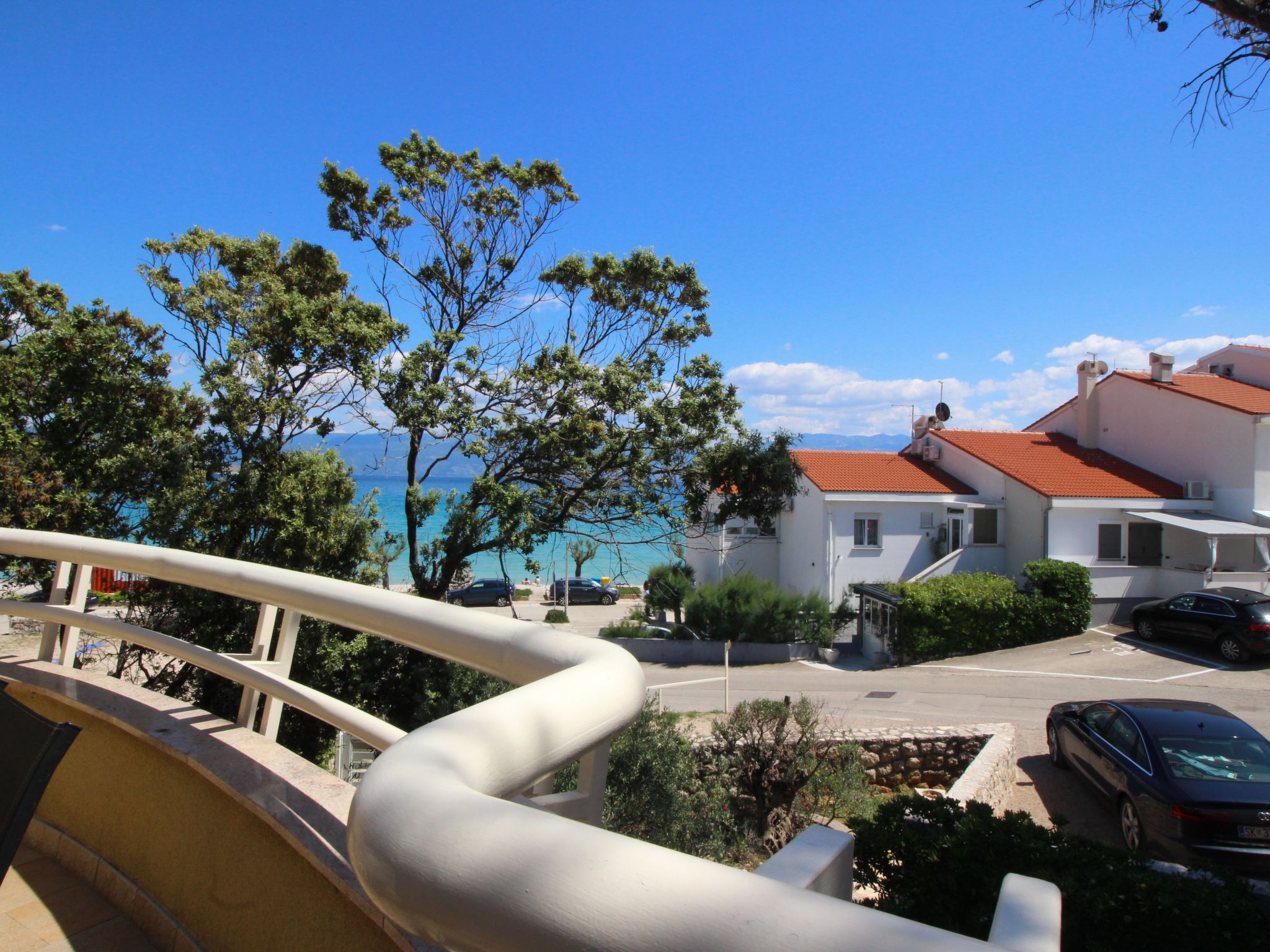 in Baška mit Eigenem Balkon